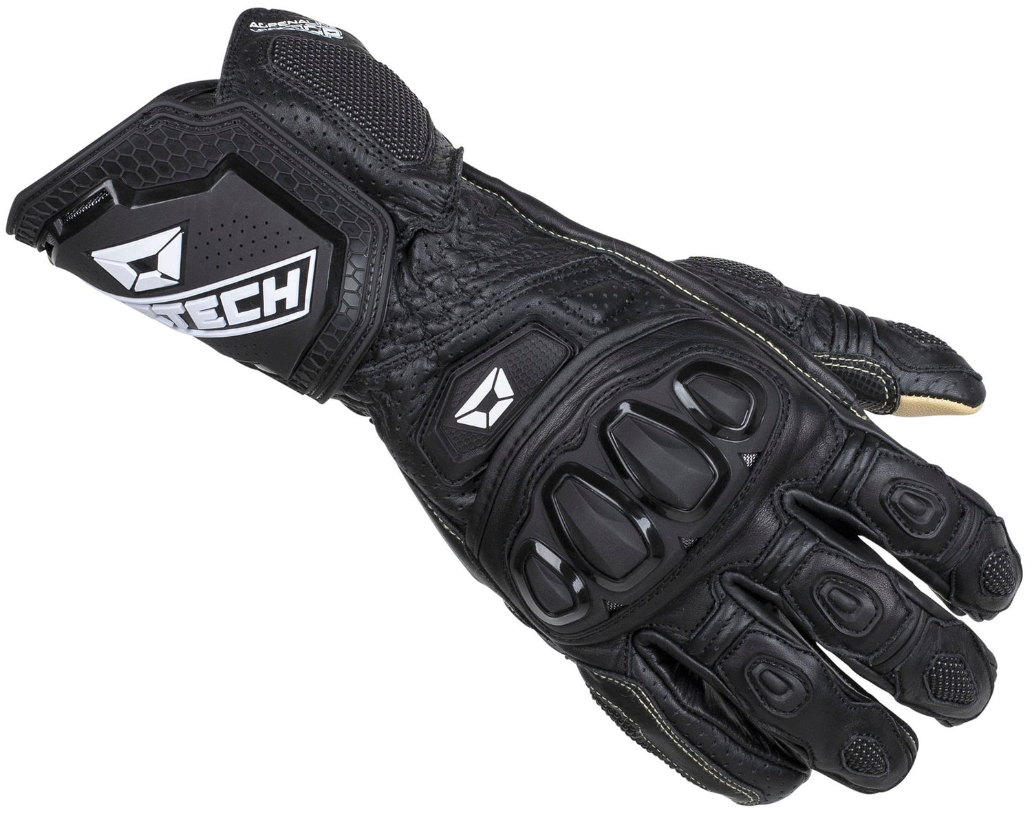 GUANTES CORTECH ADRENALINE GP NEGRO