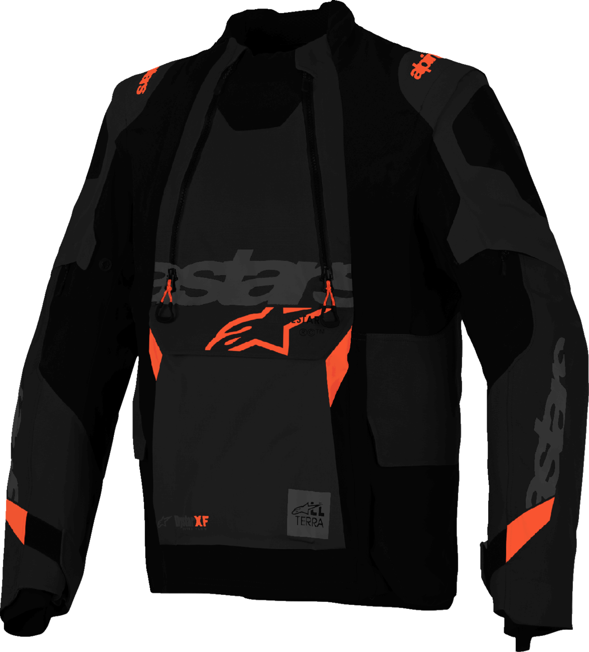 CHAQUETA IMPERMEABLE ALPINESTARS HALO PRO DRYSTAR LAMINATED NEGRO/SOMBRA OSCURA