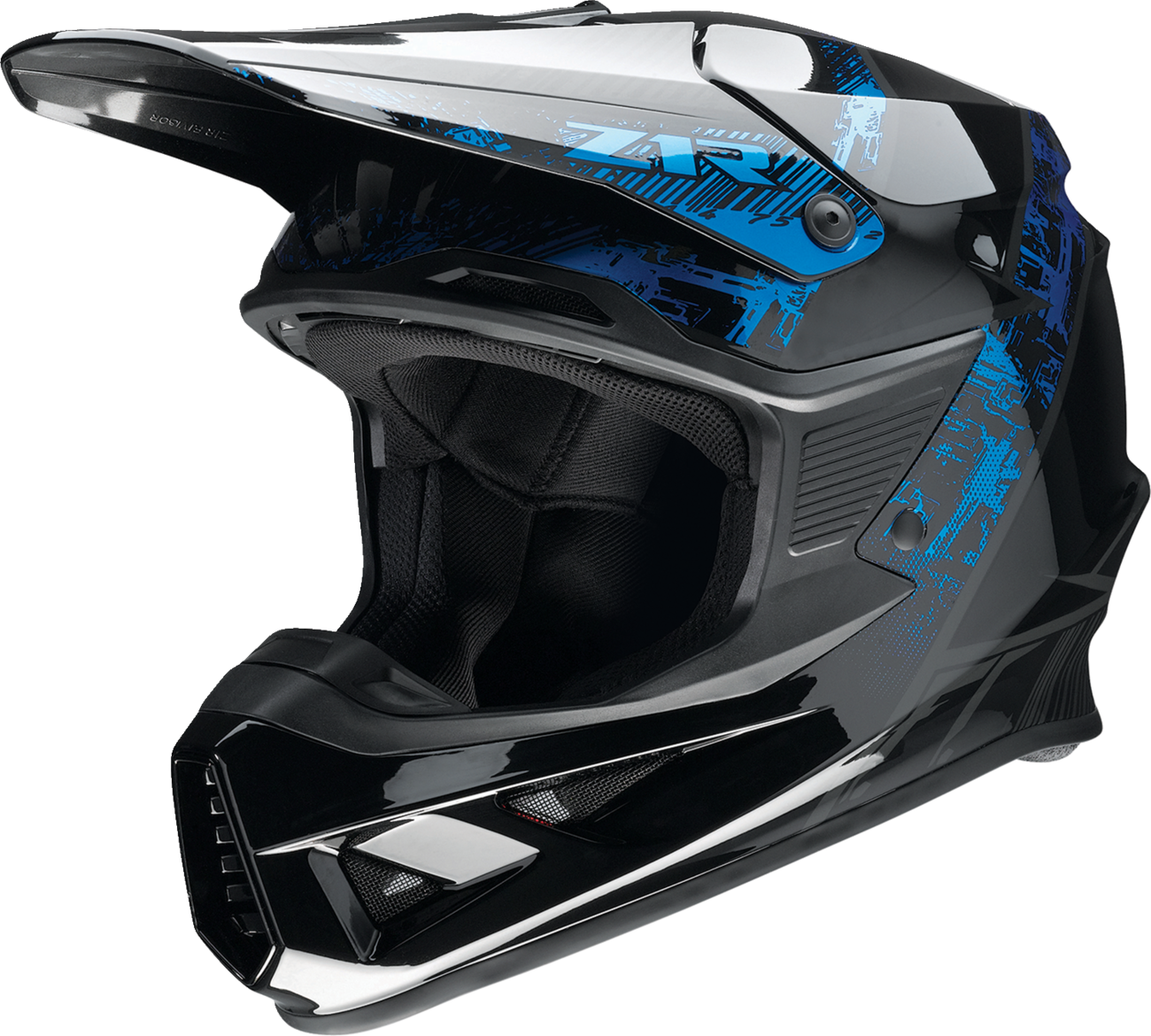 CASCO INTEGRAL Z1R FI FRACTAL MIPS AZUL