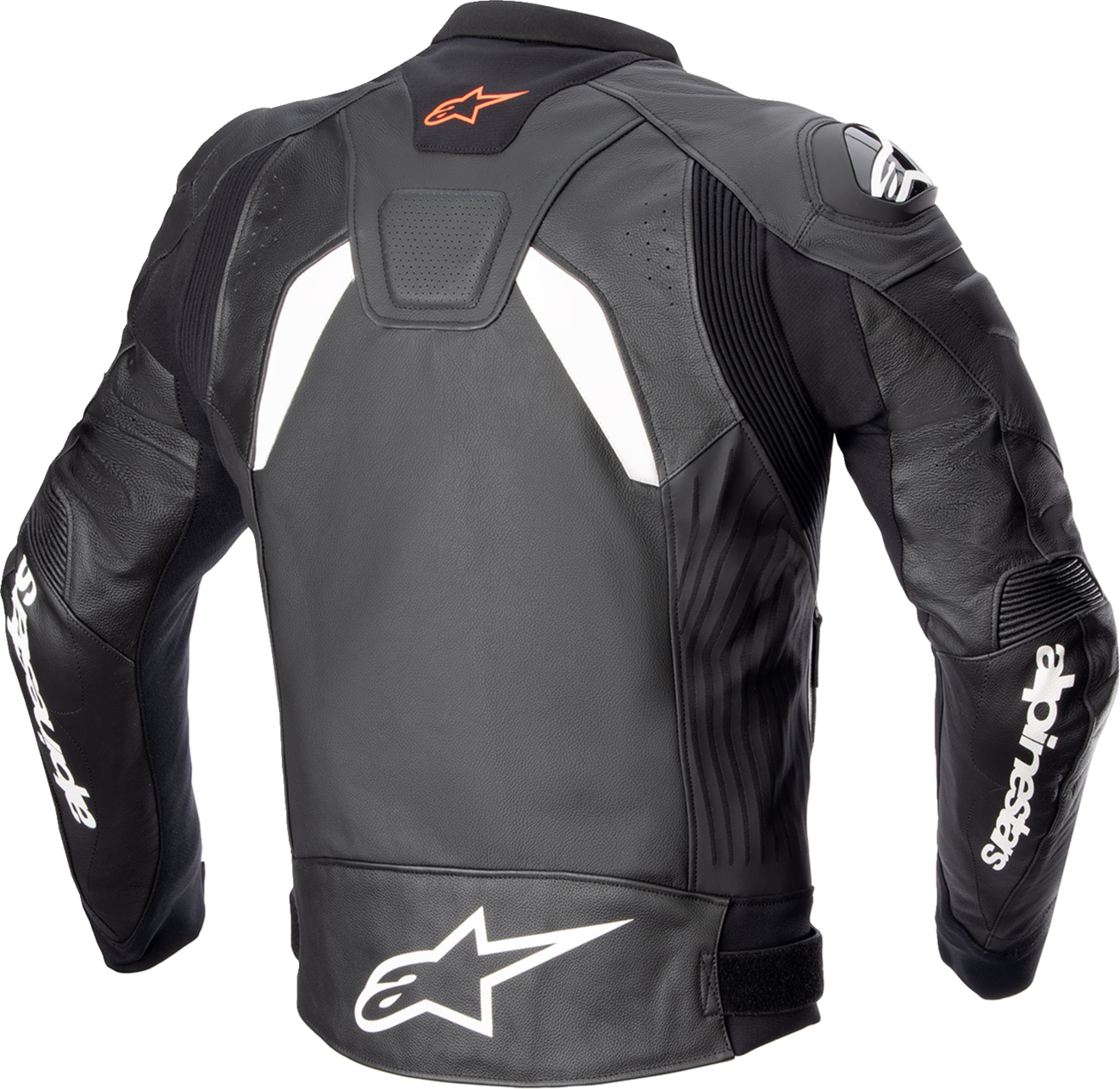 CHAQUETA ALPINESTARS GP PLUS R V4 CUERO NEGRO/BLANCO