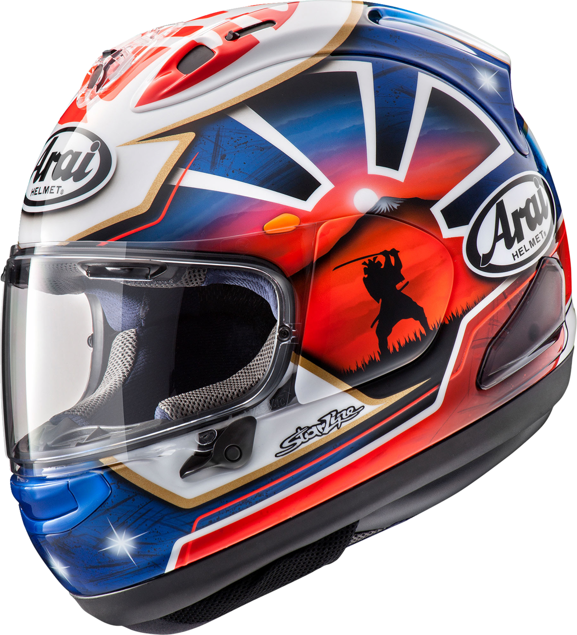 CASCO INTEGRAL ARAI HELMETS CORSAIR-X DANI SAMURAI NEGRO