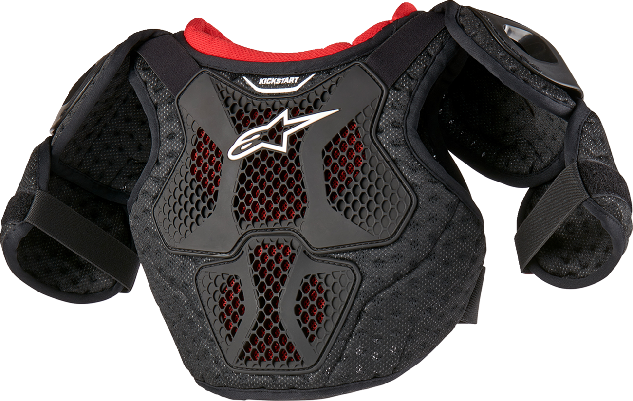 PROTECCIÓN DE PECHO ALPINESTARS YOUTH BIONIC ACTION KICKSTART ROJO/NEGRO PARA NIÑOS