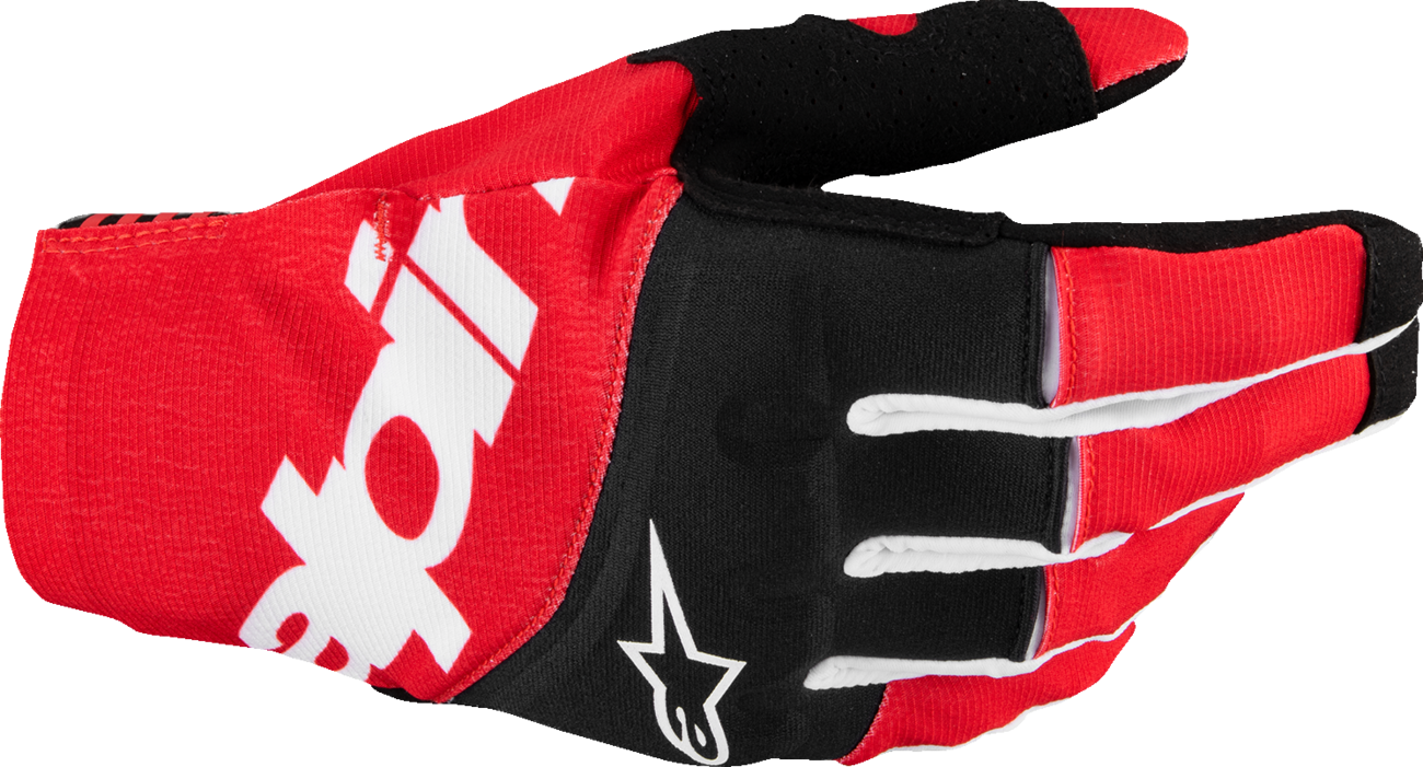 GUANTES ALPINESTARS TECHSTAR MX NEGRO/ROJO