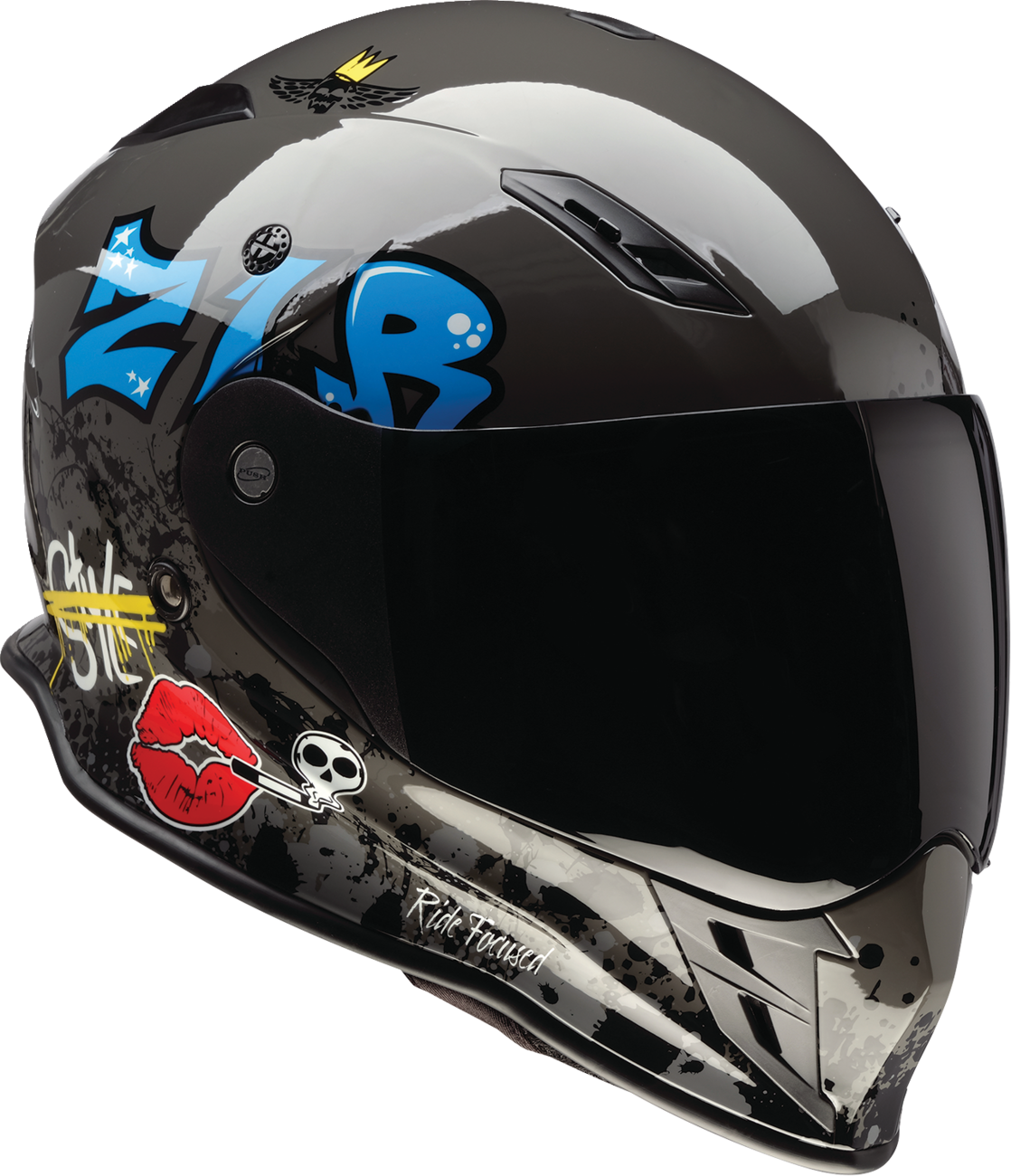 CASCO INTEGRAL Z1R NEMESIS DISTRO GRIS