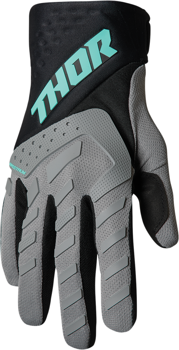 GUANTES THOR SPECTRUM GRIS/NEGRO/MENTA