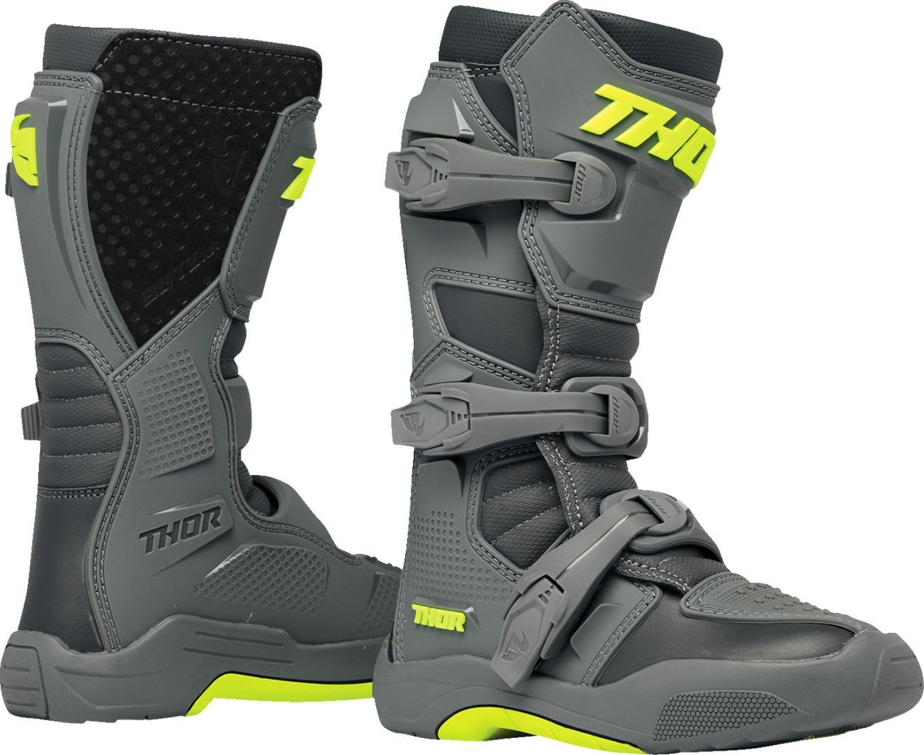 BOTAS PARA NIÑO THOR BLITZ XR GRIS Y CAMUFLAJE
