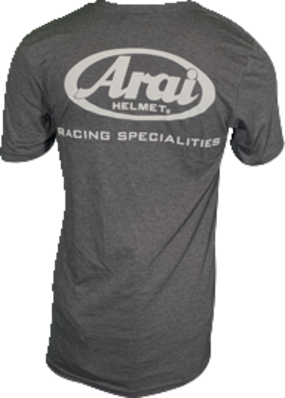 CAMISETA ARAI HELMETS GRIS OSCURO HEATHER