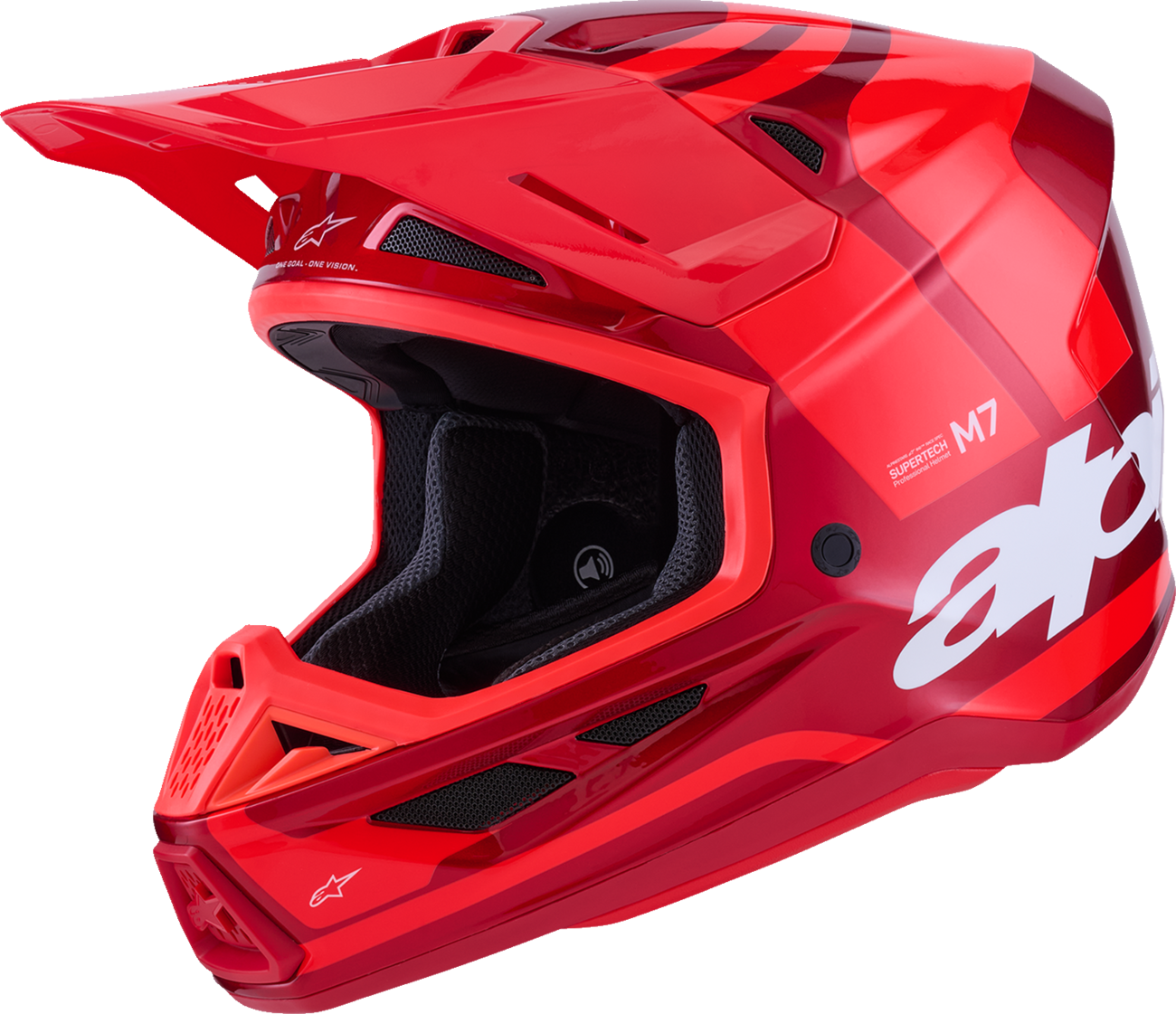 CASCO ALPINESTARS SM7 CORE ROJO BRILLANTE