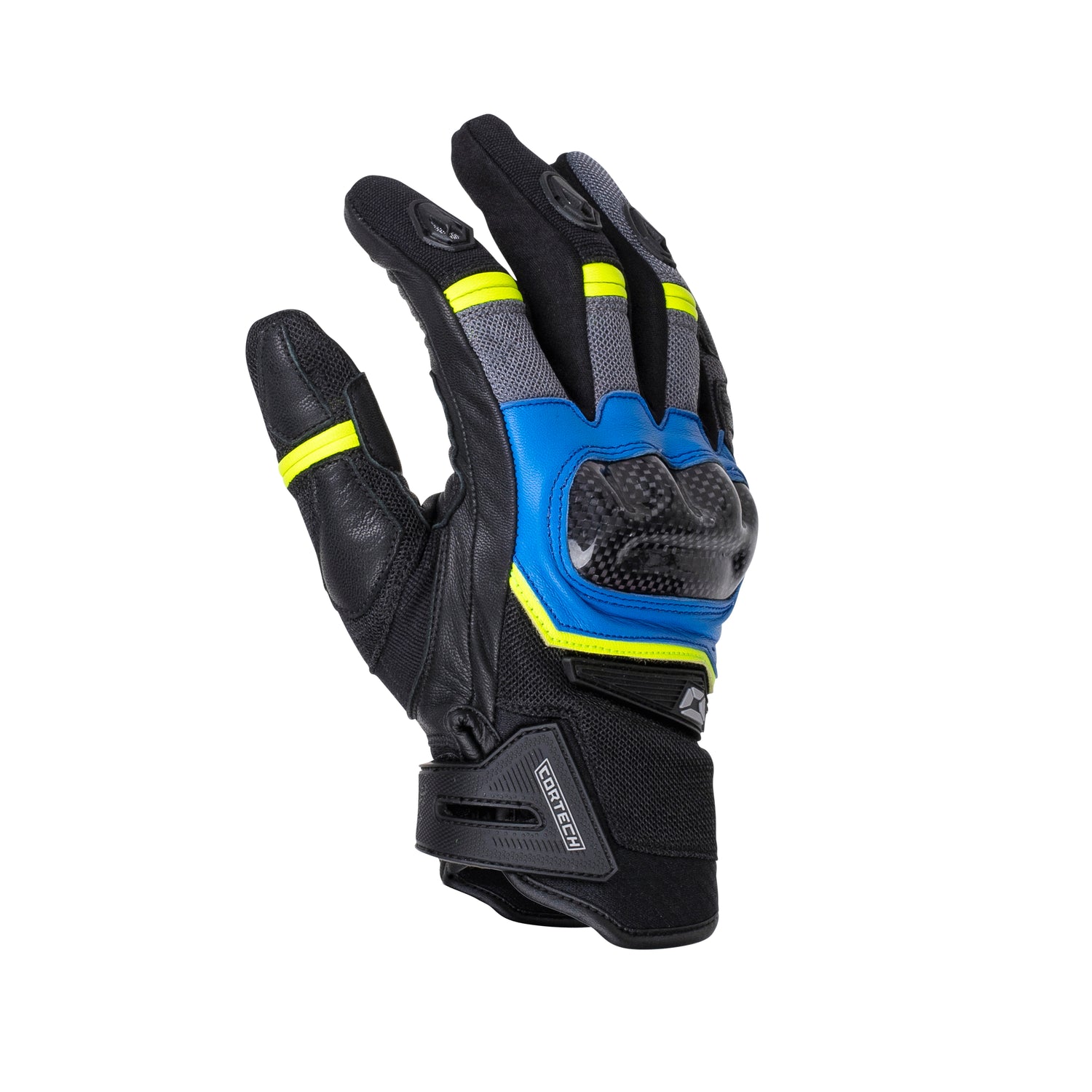 GUANTES CORTECH SONIC-FLO AZUL/ALTO VISIBILIDAD