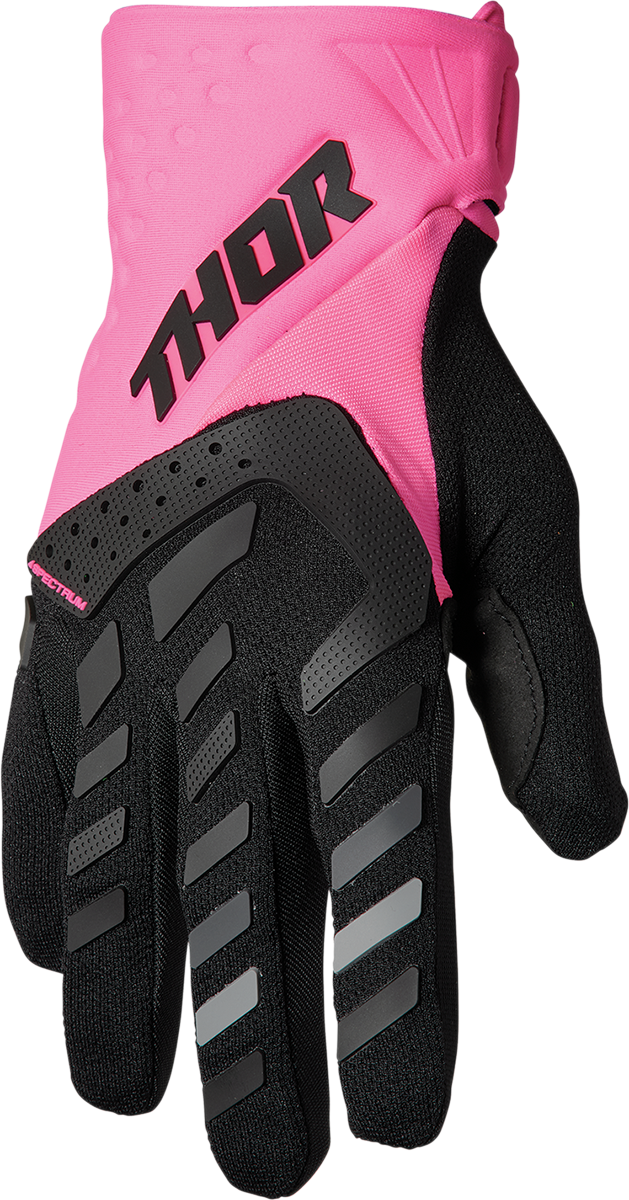 GUANTES THOR SPECTRUM PARA DAMA ROSA/NEGRO