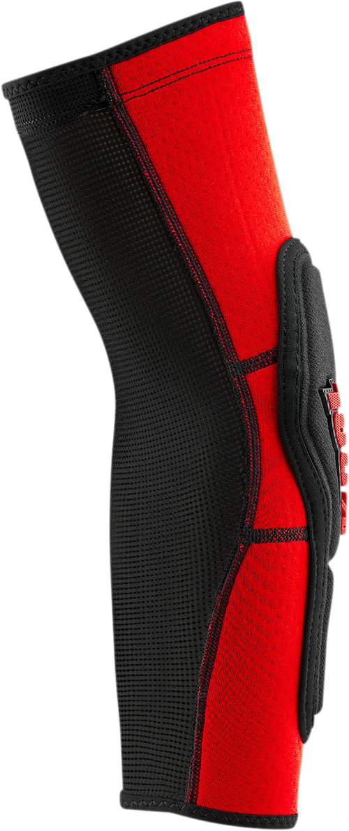PROTECTORES DE CODOS 100% RIDECAMP ROJO/NEGRO