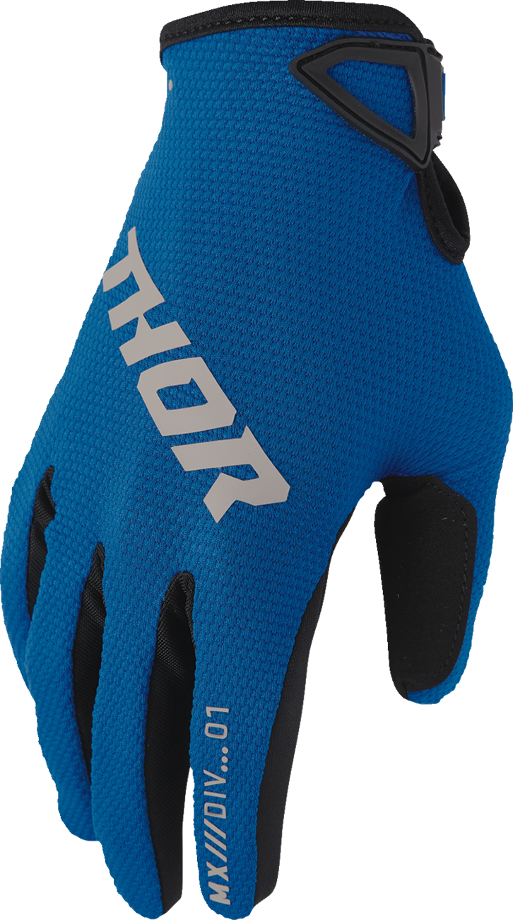GUANTES YOUTH THOR RIDEMODE STATIC AZUL