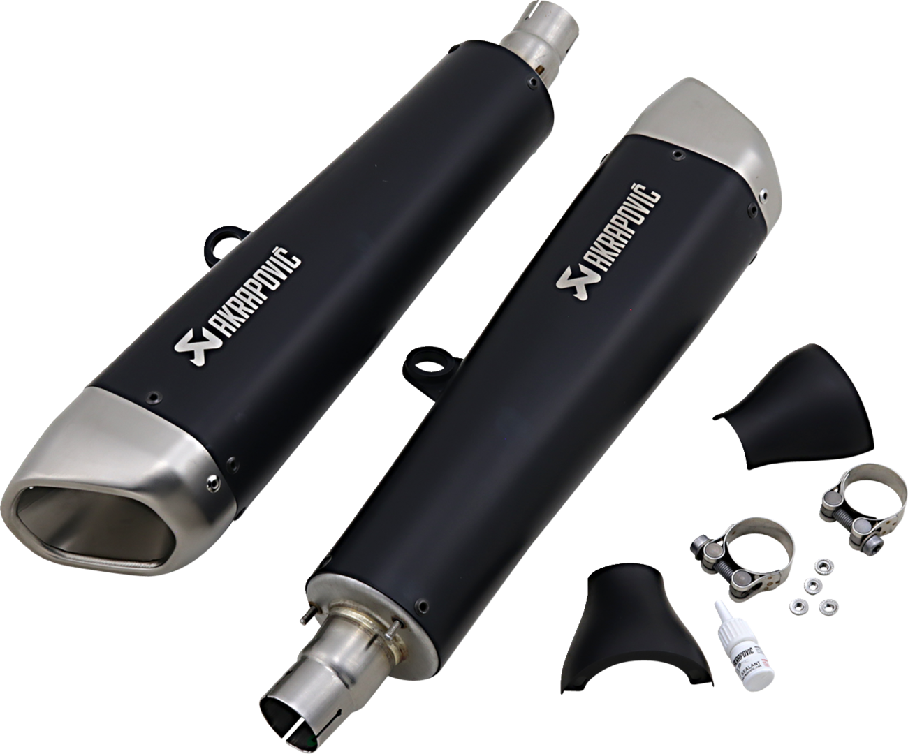 ESCAPE SLIP-ON AKRAPOVIC TITANIUM BK SPD TWIN