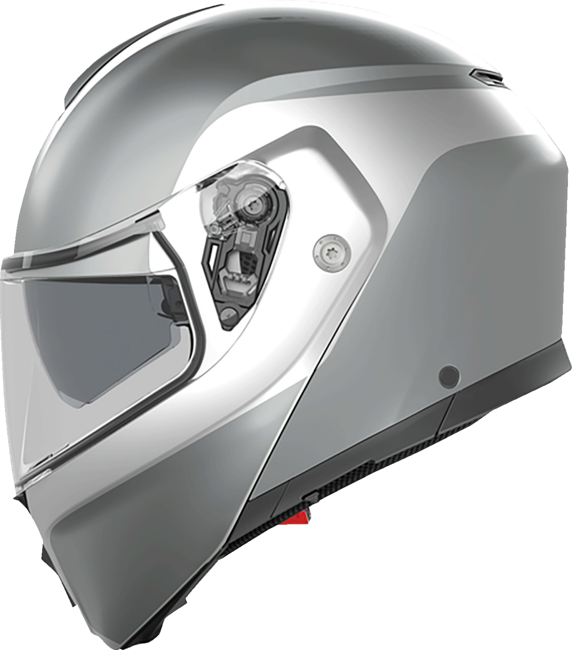 CASCO AGV STREET MODULAR LEVICO DOUBLE LIGHT GRIS MATE