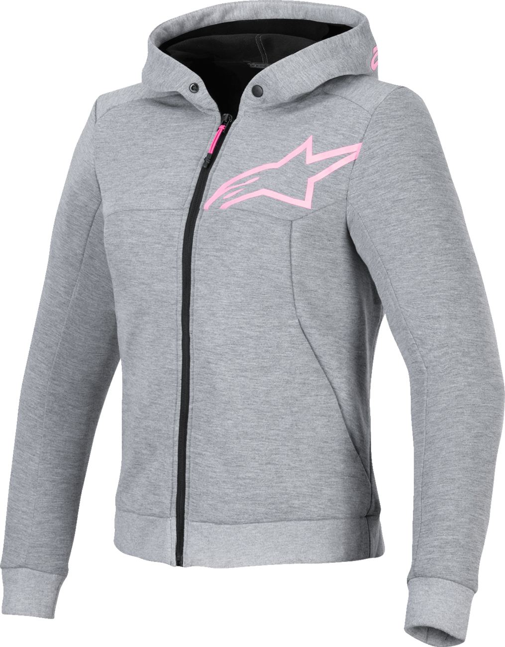 CHAQUETA ALPINESTARS STELLA CHROME V2 GRIS/ROSA PARA DAMA