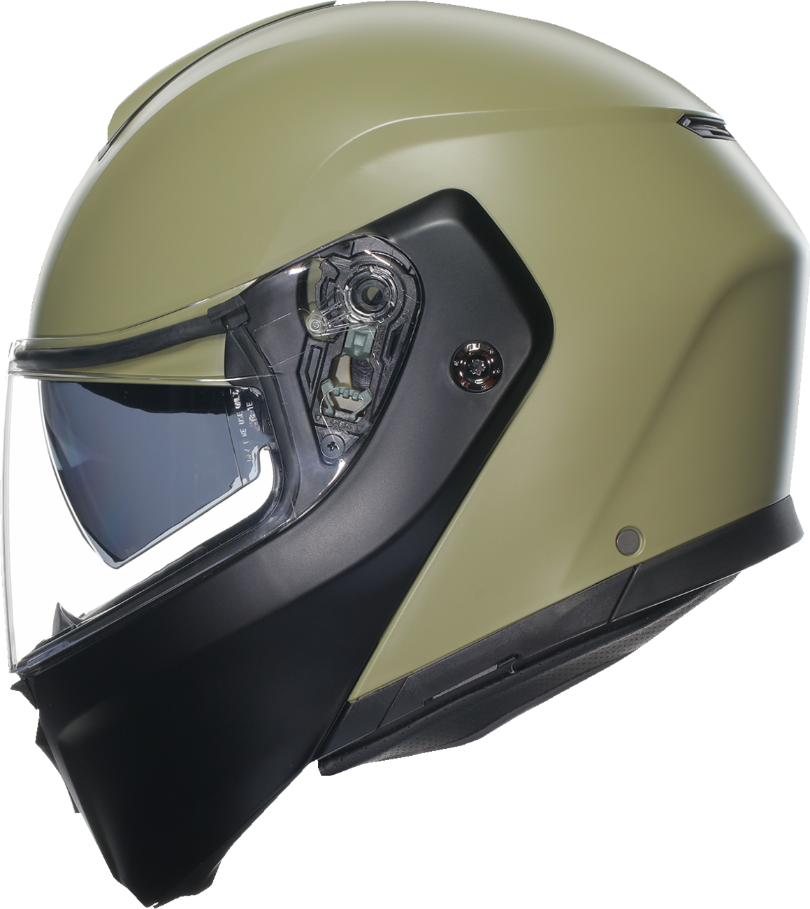 CASCO ABATIBLE AGV STREETMODULAR VERDE/NEGRO