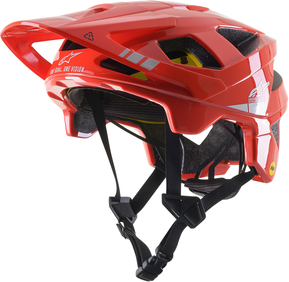 CASCO PARA BICICLETA ALPINESTARS VECTOR TECH ROJO/GRIS