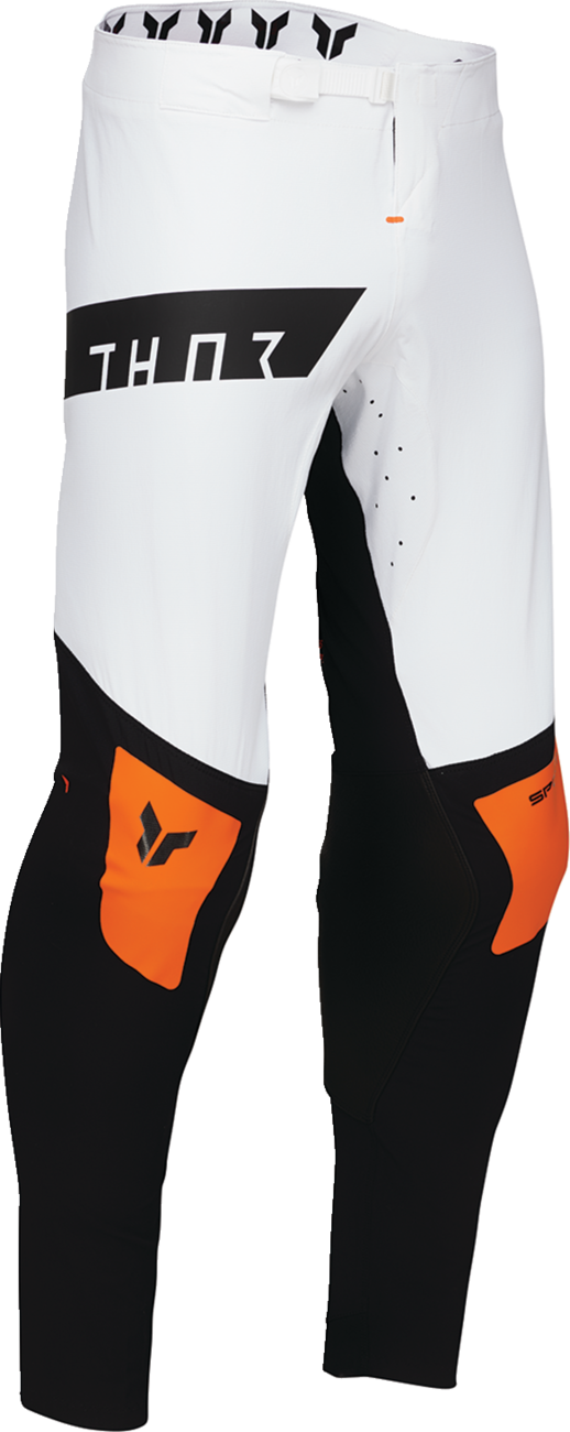PANTALONES DEPORTIVOS THOR ROGUE BLANCO/NARANJA