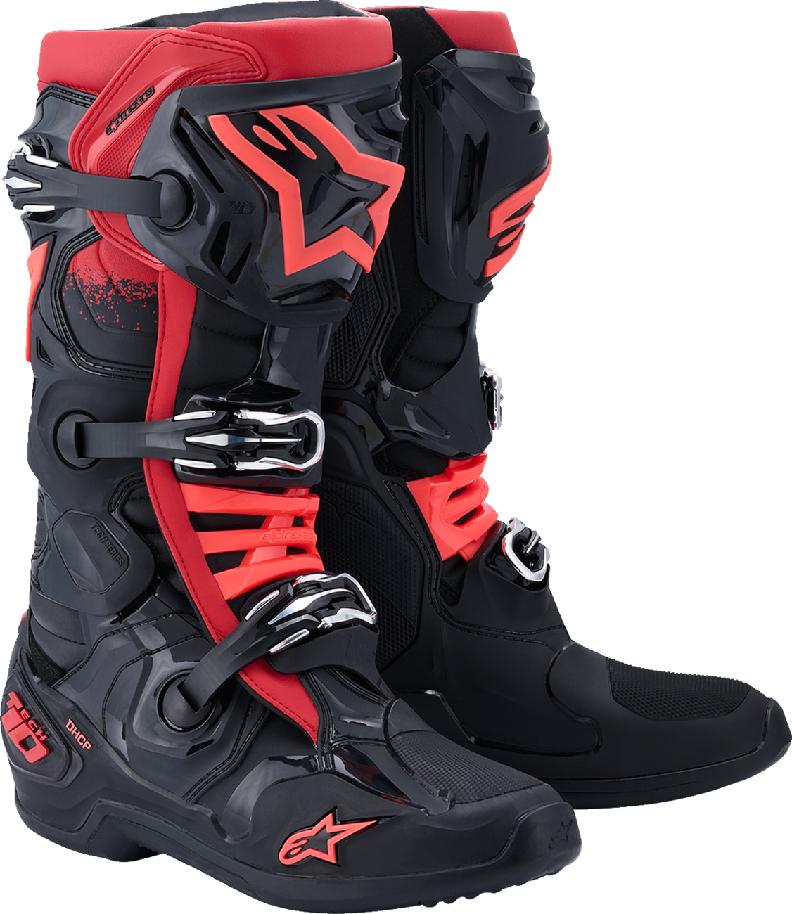 BOTAS ALPINESTARS TECH 10 NEGRO/ROJO