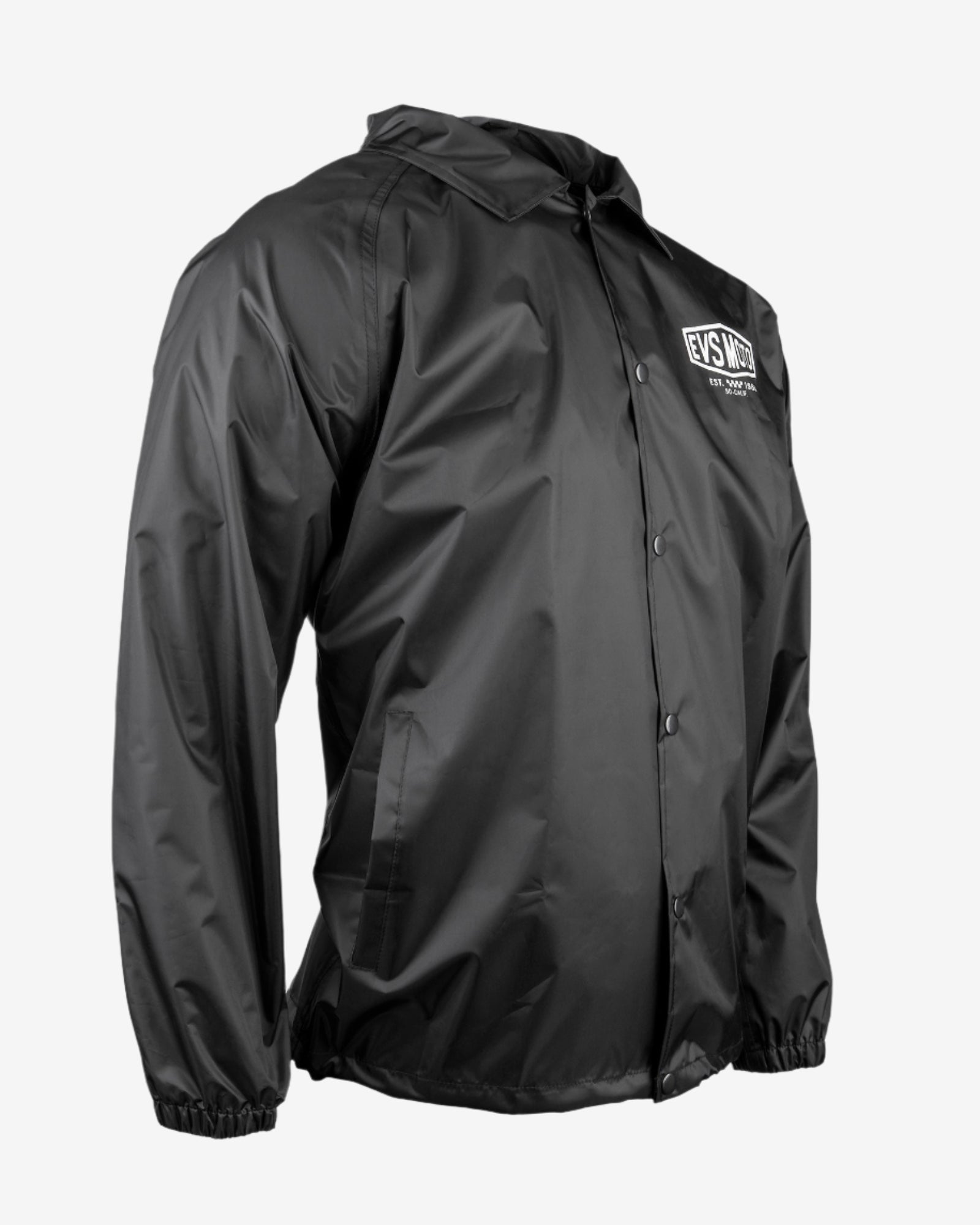 Chaqueta EVS Sports Ligera Entrenador Clásica Nylon Resistente Agua Botones a Presión