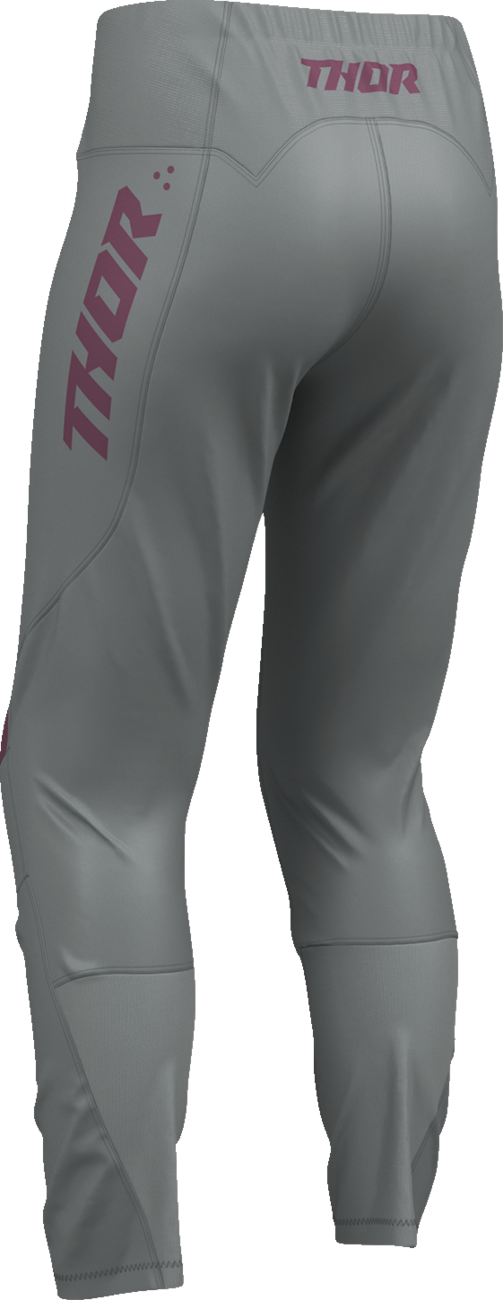PANTALONES THOR RIDEMODE MENACE PURPURA/GRIS PARA DAMA