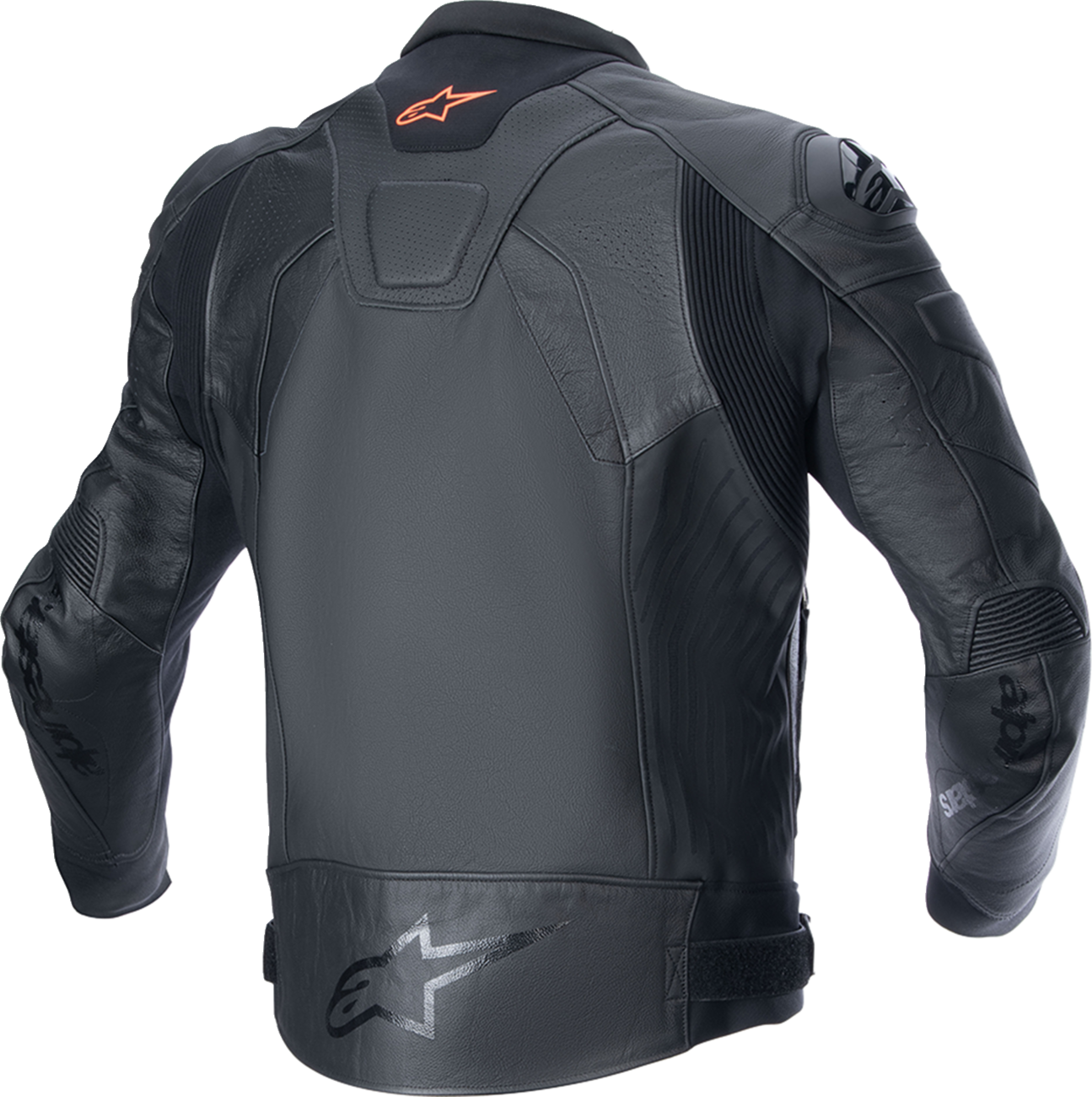 CHAQUETA ALPINESTARS GP PLUS R V4 FLUJO DE AIRE CUERO NEGRO/NEGRO 54