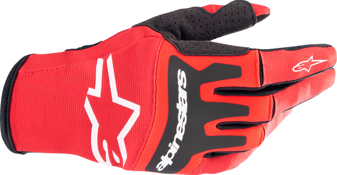 GUANTES ALPINESTARS TECHSTAR ROJO/NEGRO