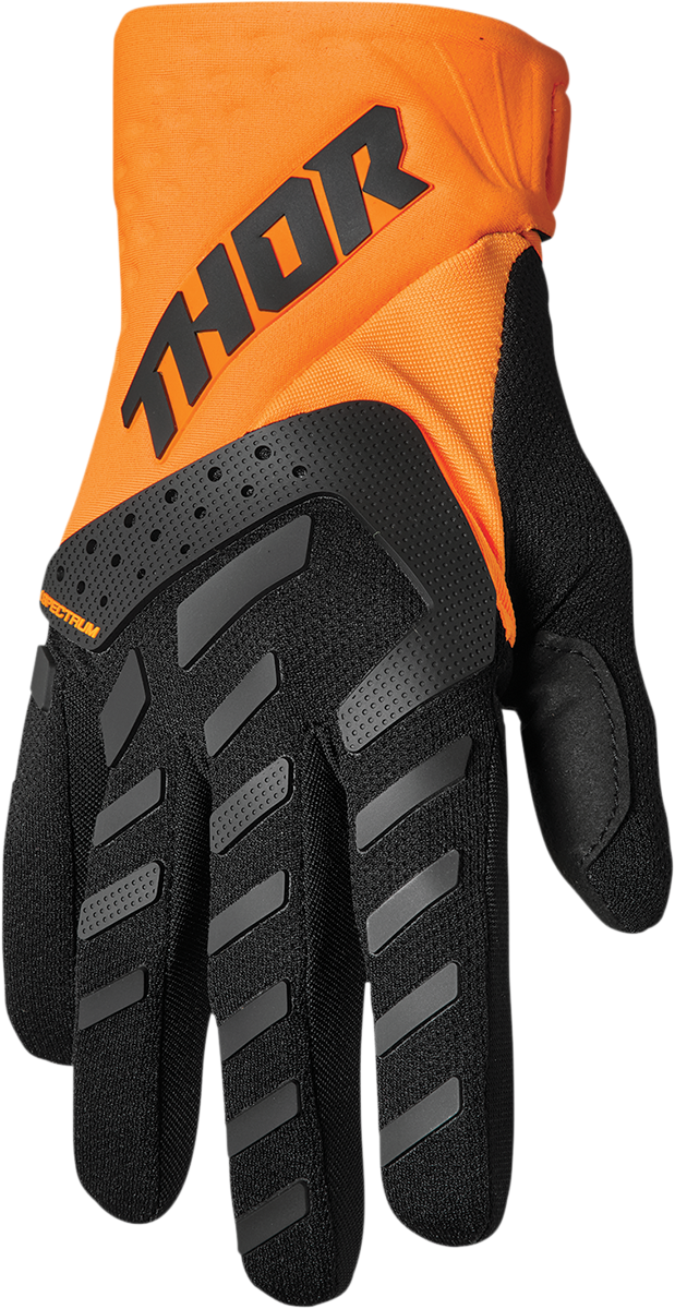 GUANTES THOR SPECTRUM NARANJA/NEGRO