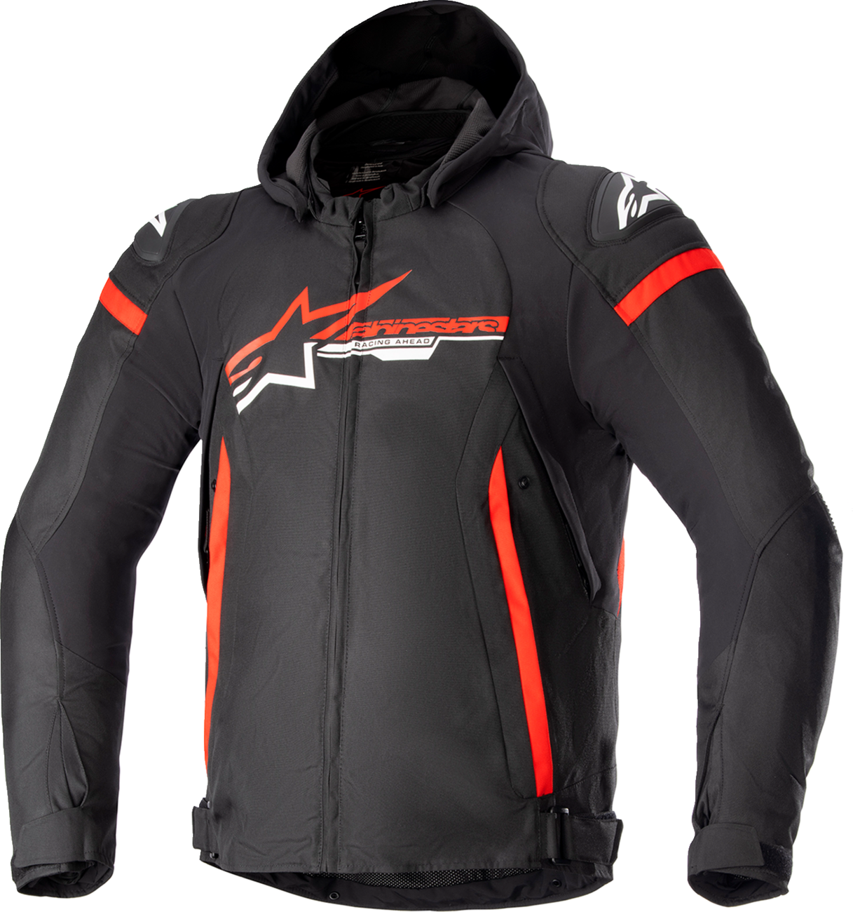 CHAQUETA IMPERMEABLE ALPINESTARS ZACA NEGRO/ROJO/BLANCO