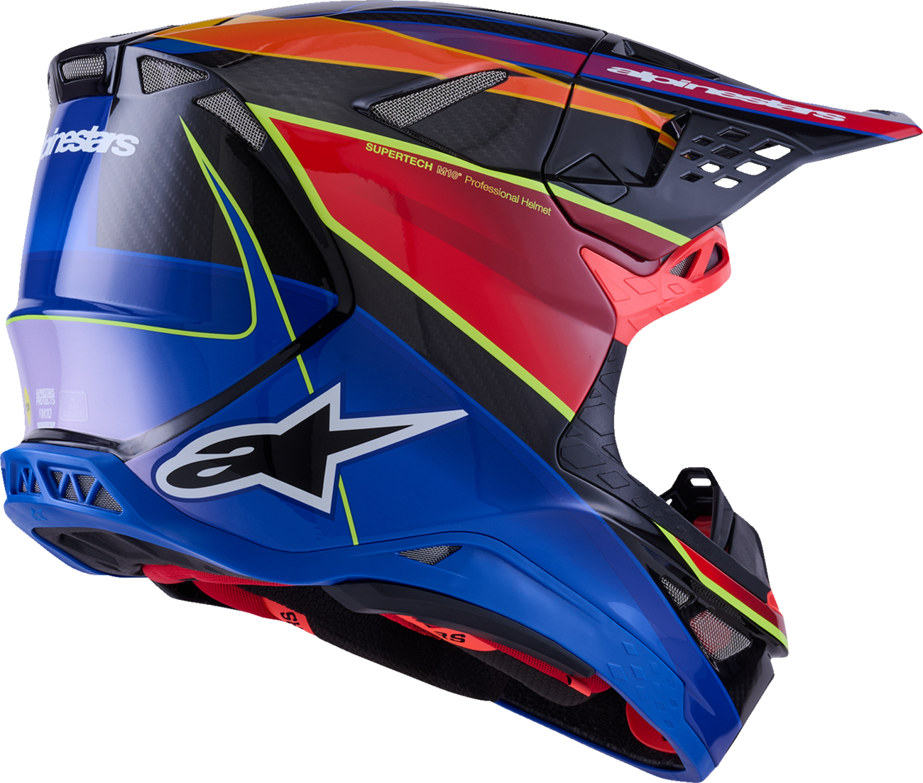 CASCO INTEGRAL ALPINESTARS SUPERTECH M10 ERA AMARILLO FLUORESCENTE GLOSS