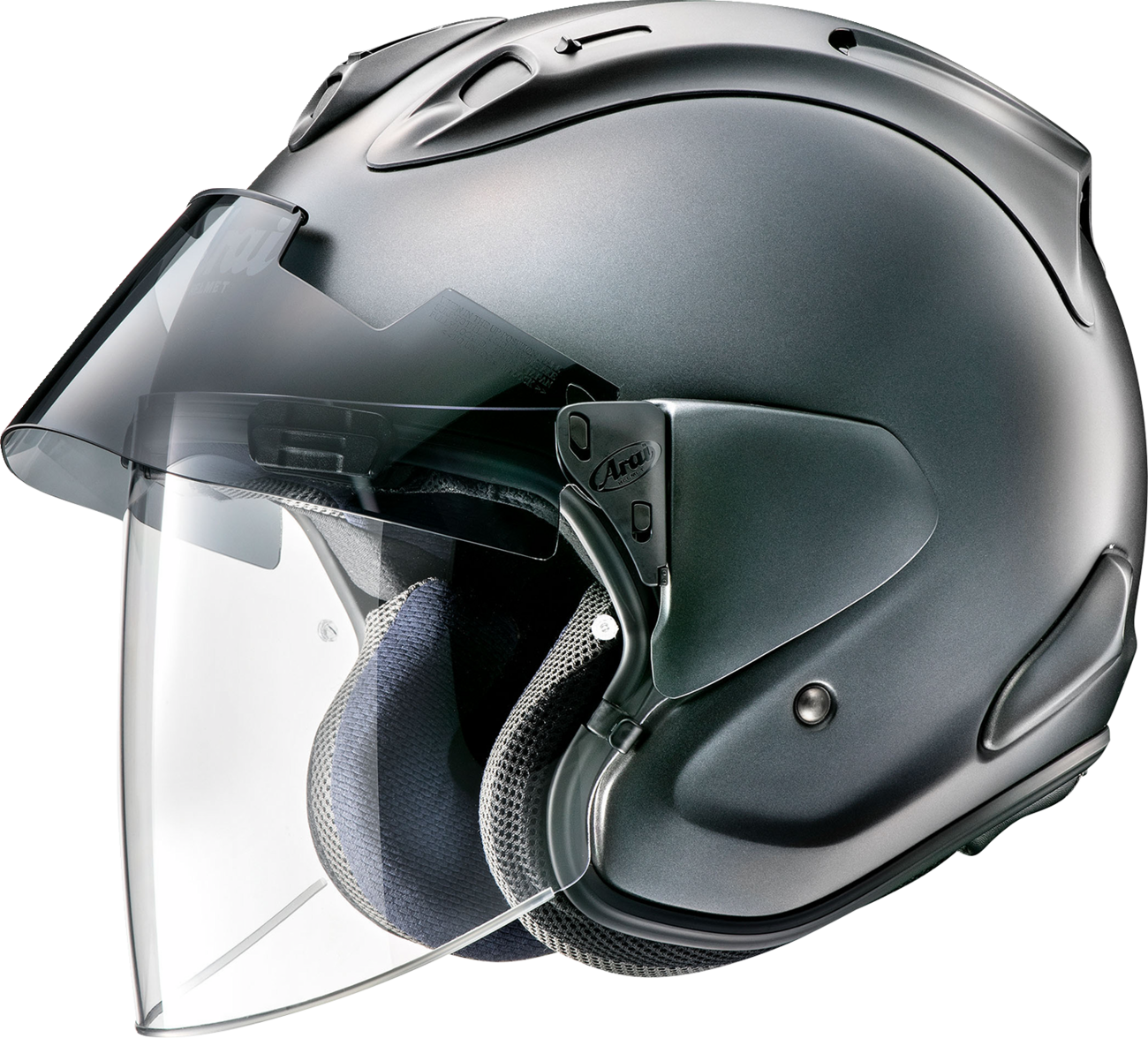 CASCO JET ARAI HELMETS RAM-X METAL GUN