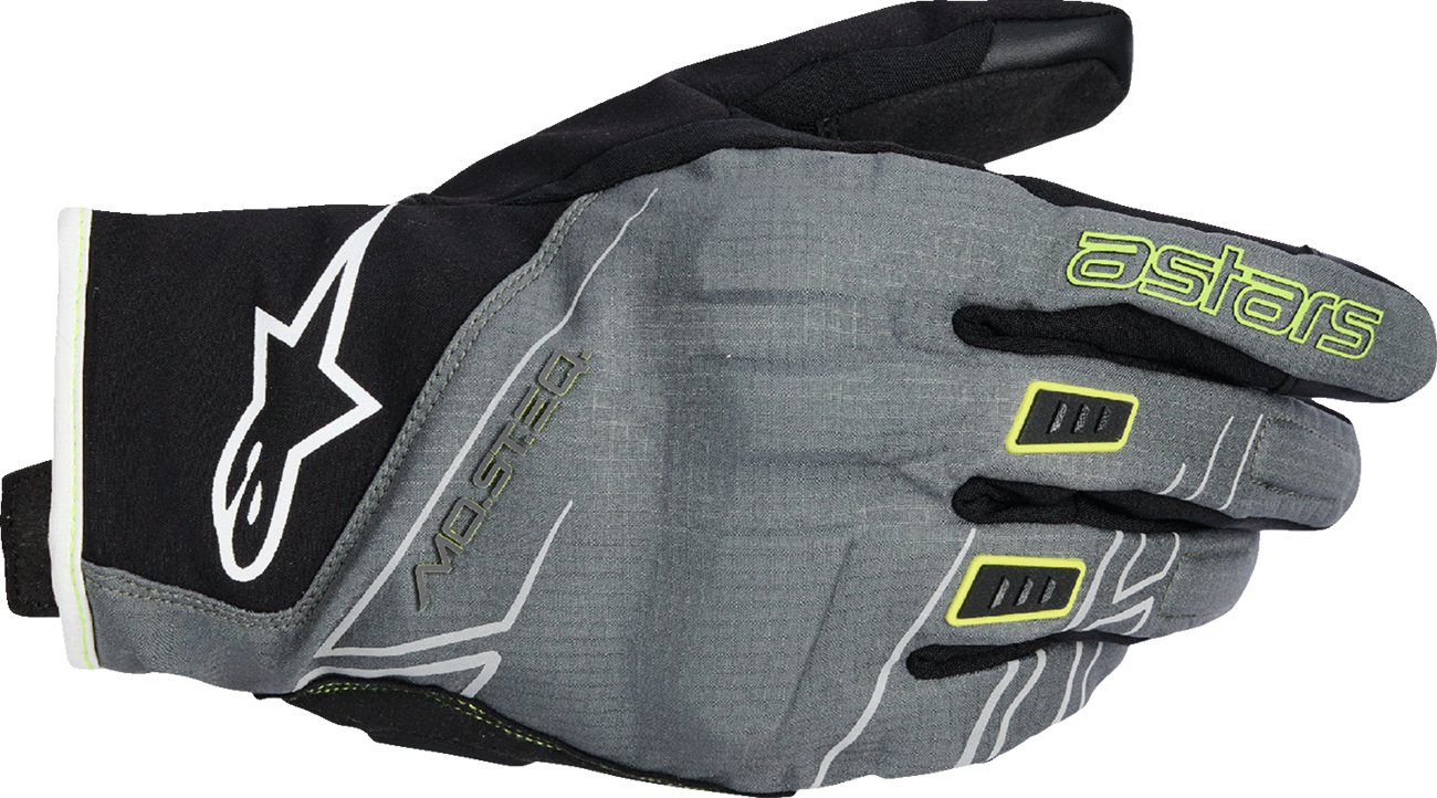 GUANTES ALPINESTARS MOBLAST WP GRIS/NEGRO/AMARILLO