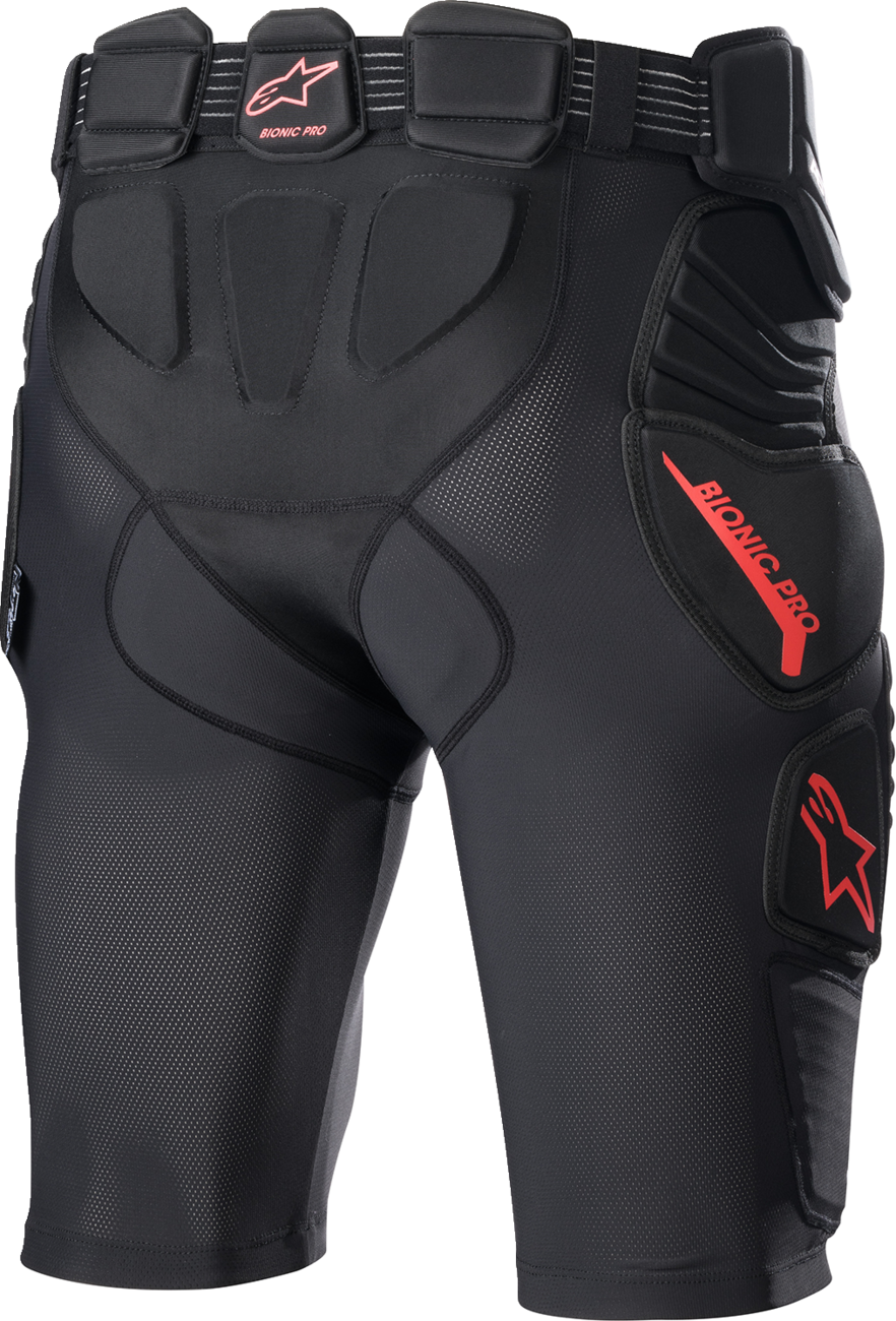 SHORT DE PROTECCIÓN ALPINESTARS BIONIC PRO NEGRO/ROJO
