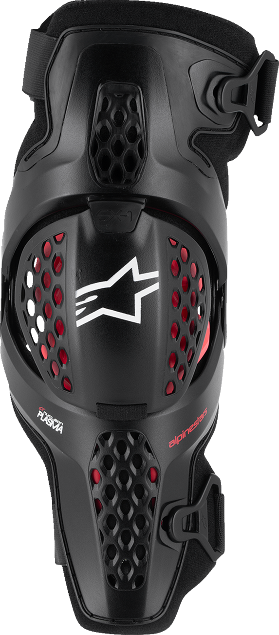 RODILLERAS ALPINESTARS SX-1 PLASMA NEGRO/ROJO/GRIS