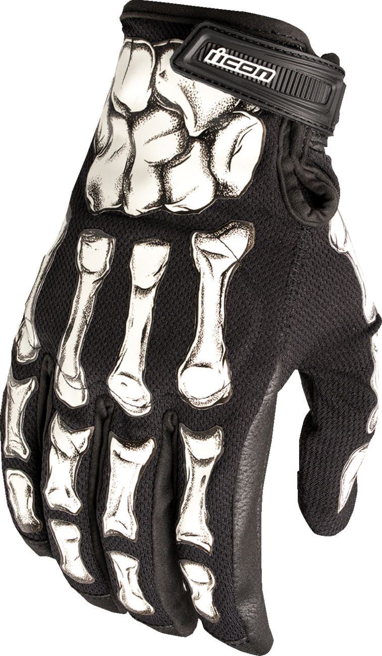 GUANTES ICON HOOLIGAN CRESTFALLEN NEGRO