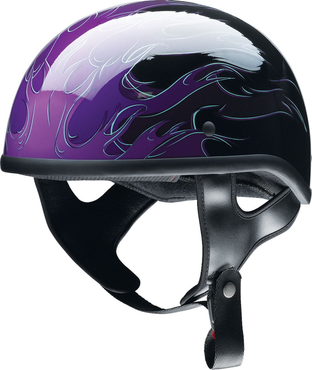 CASCO HALF SHELL Z1R HELLFIRE MORADO