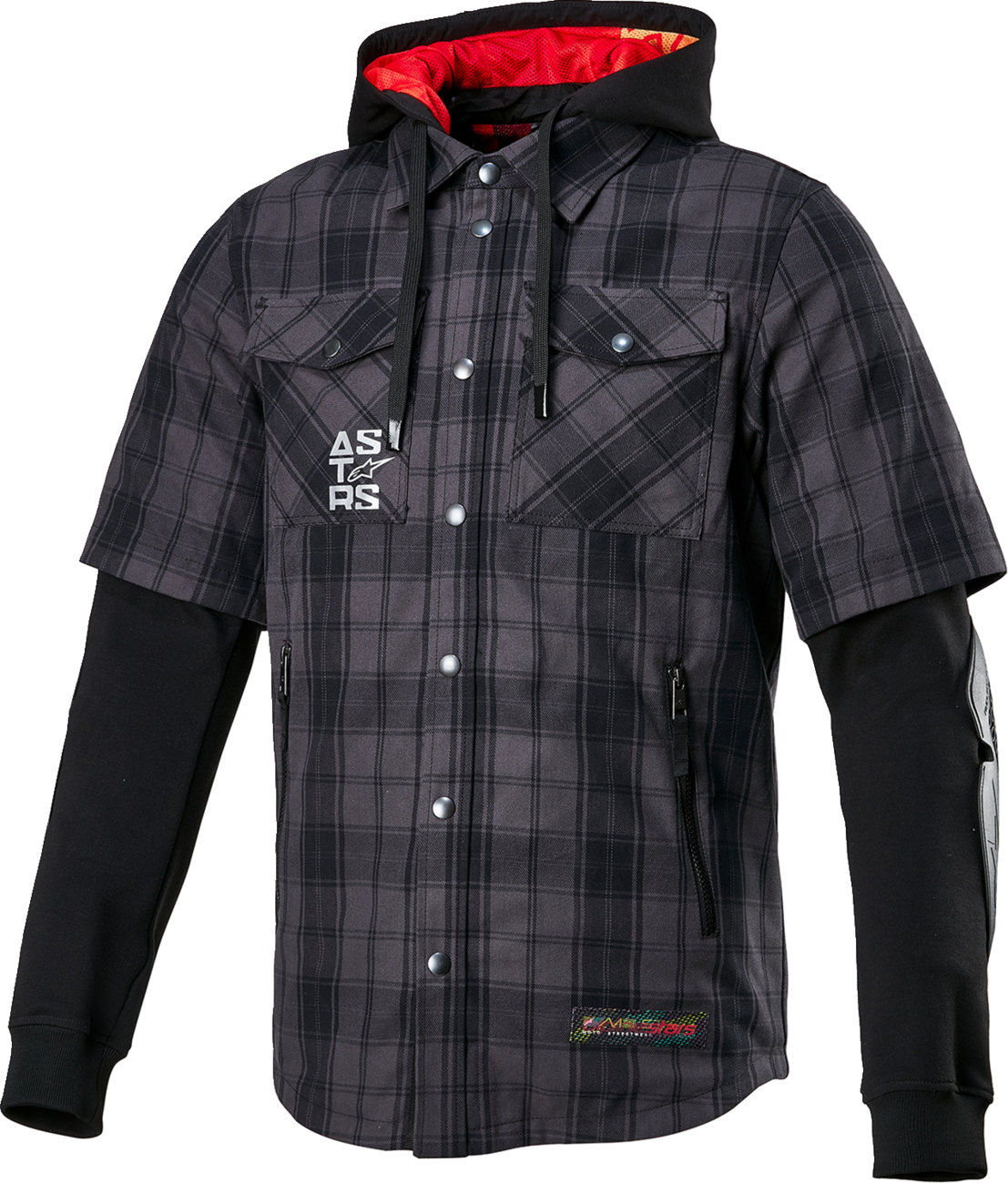 CHAQUETA ALPINESTARS MO.ST.EQ TARTAN GRIS/NEGRO
