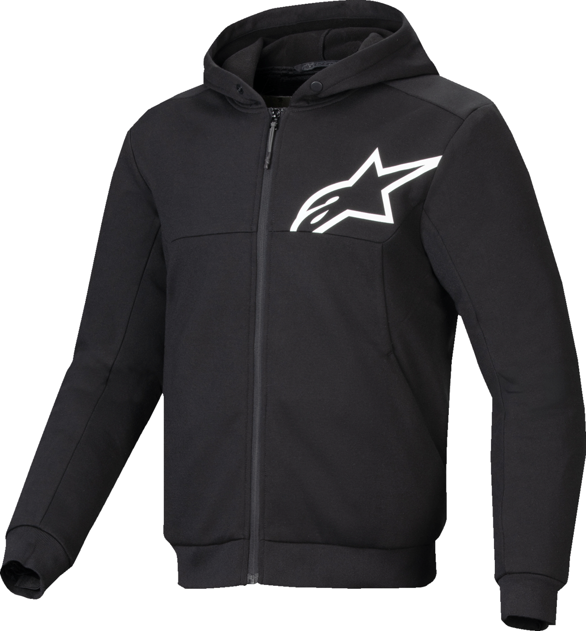 CHAQUETA ALPINESTARS CHROME V2 NEGRO/BLANCO