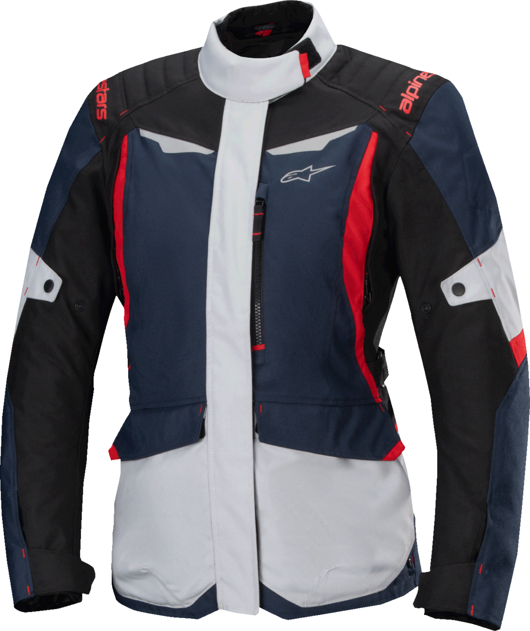 CHAQUETA IMPERMEABLE ALPINESTARS STELLA ST-1 NEGRO/NEGRO/ROJO PARA DAMA