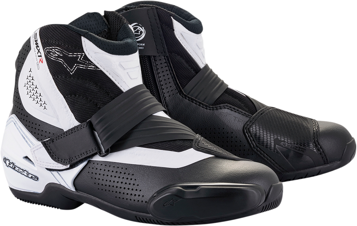 BOTA ALPINESTARS SMX1R V V2 BLANCO Y NEGRO