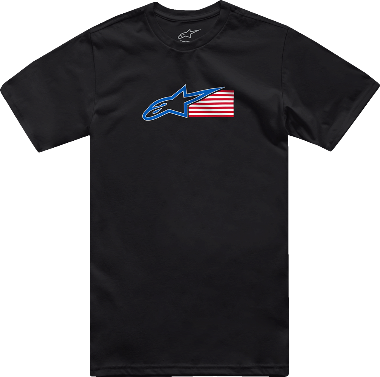 CAMISETA ALPINESTARS RACING USA CSF NEGRA