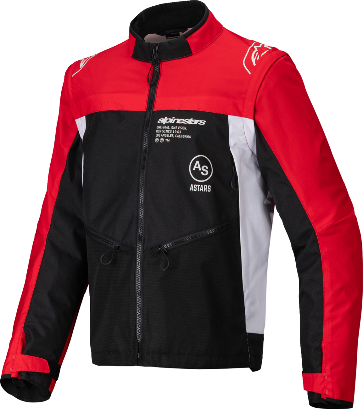 CHAQUETA ALPINESTARS PRO-DURA NEGRO/ROJO/BLANCO