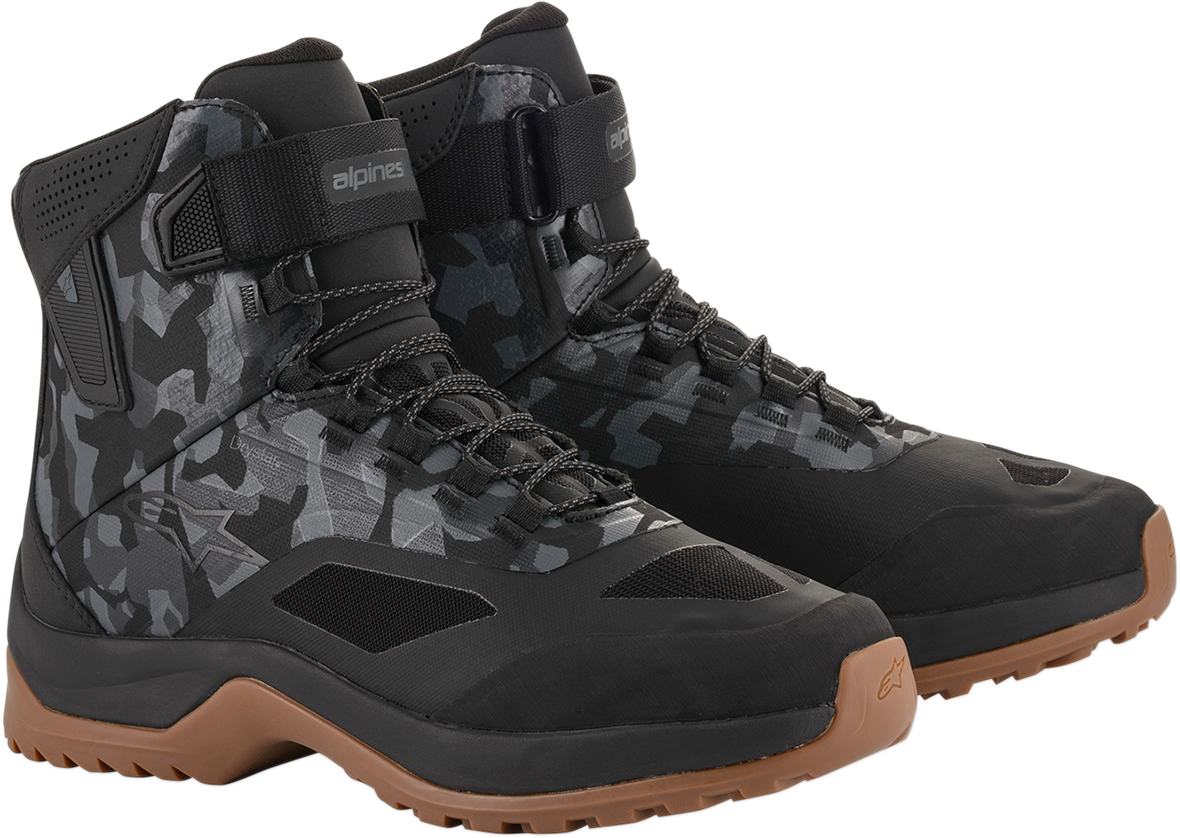 BOTINES ALPINESTARS CR6 DRYSTAR NEGRO/GRIS/MARRON