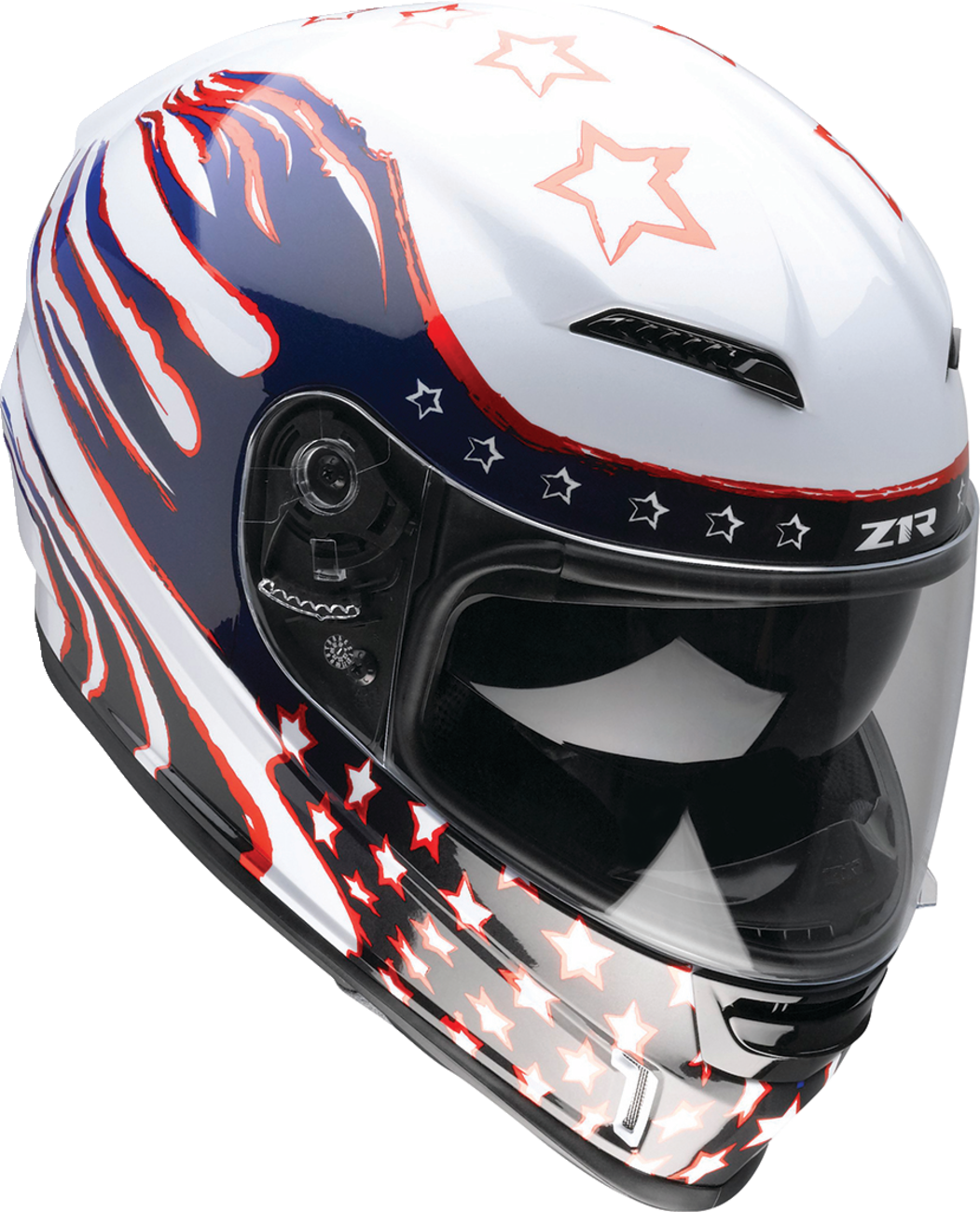 CASCO INTEGRAL Z1R JACKAL PATRIOT ROJO/BLANCO/AZUL