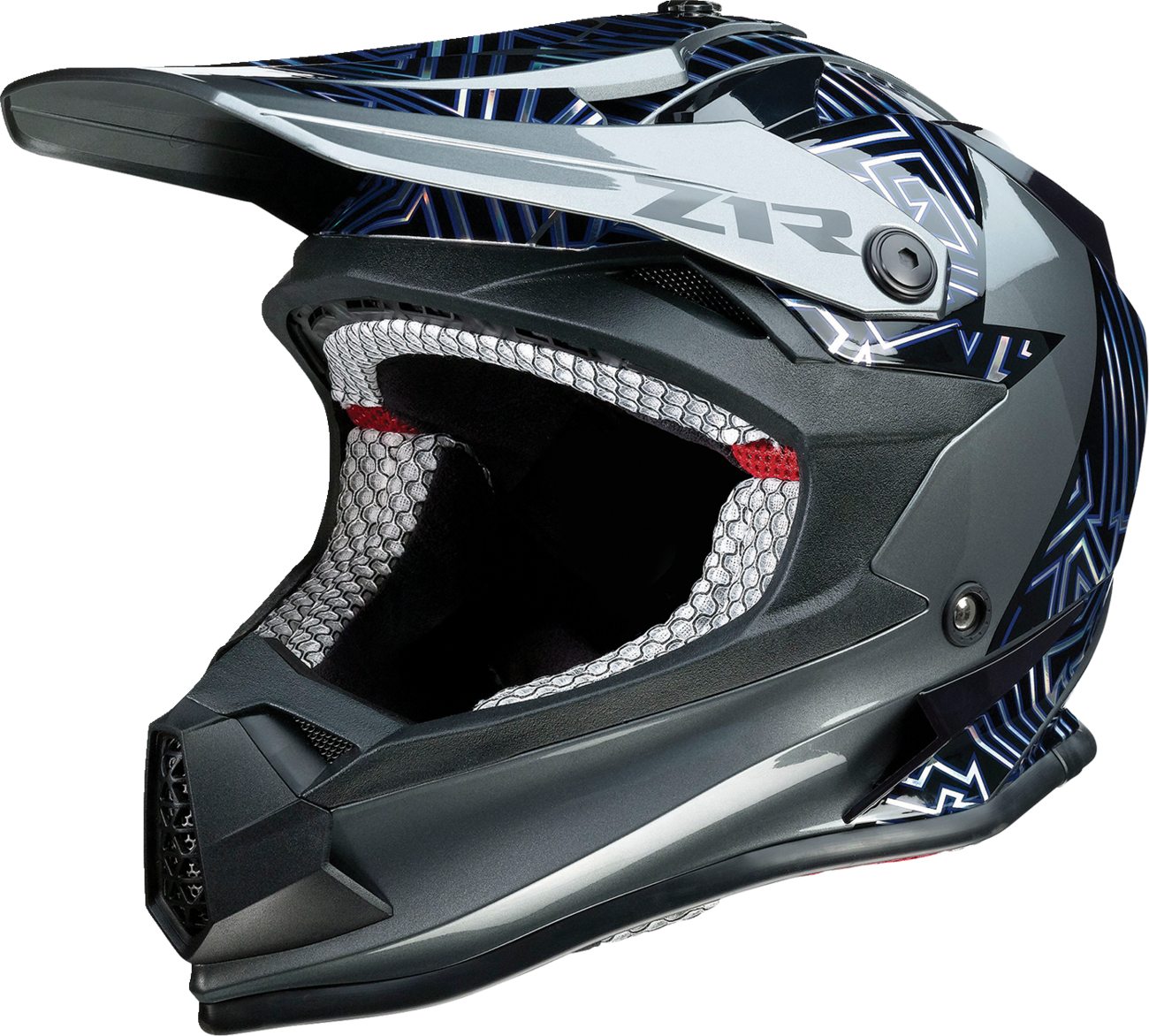 CASCO INTEGRAL PARA NIÑO Z1R F.I. LUMEN IRIDISCENTE