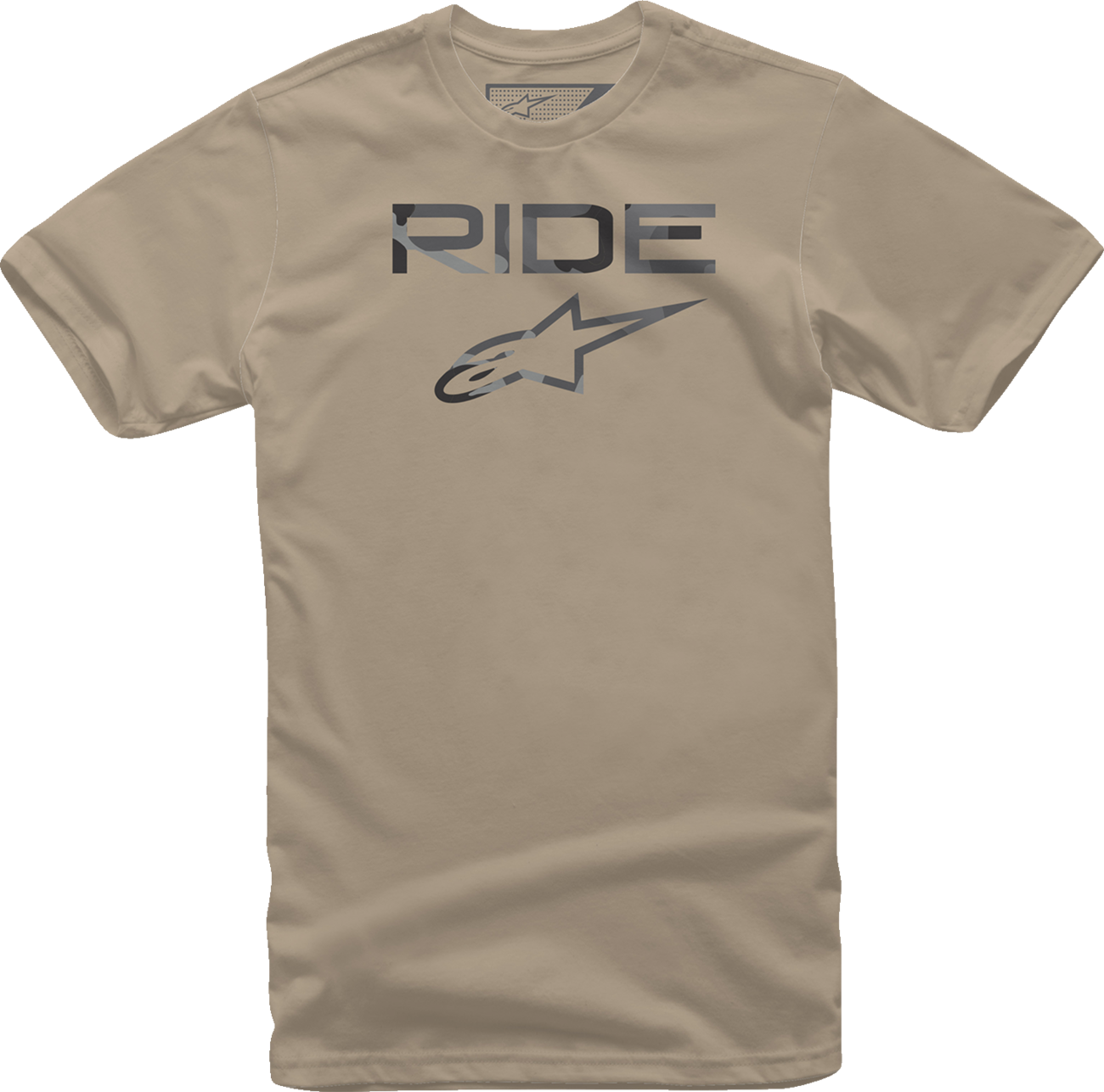 CAMISETA ALPINESTARS RIDE 2.0 CAMUFLADO ARENA