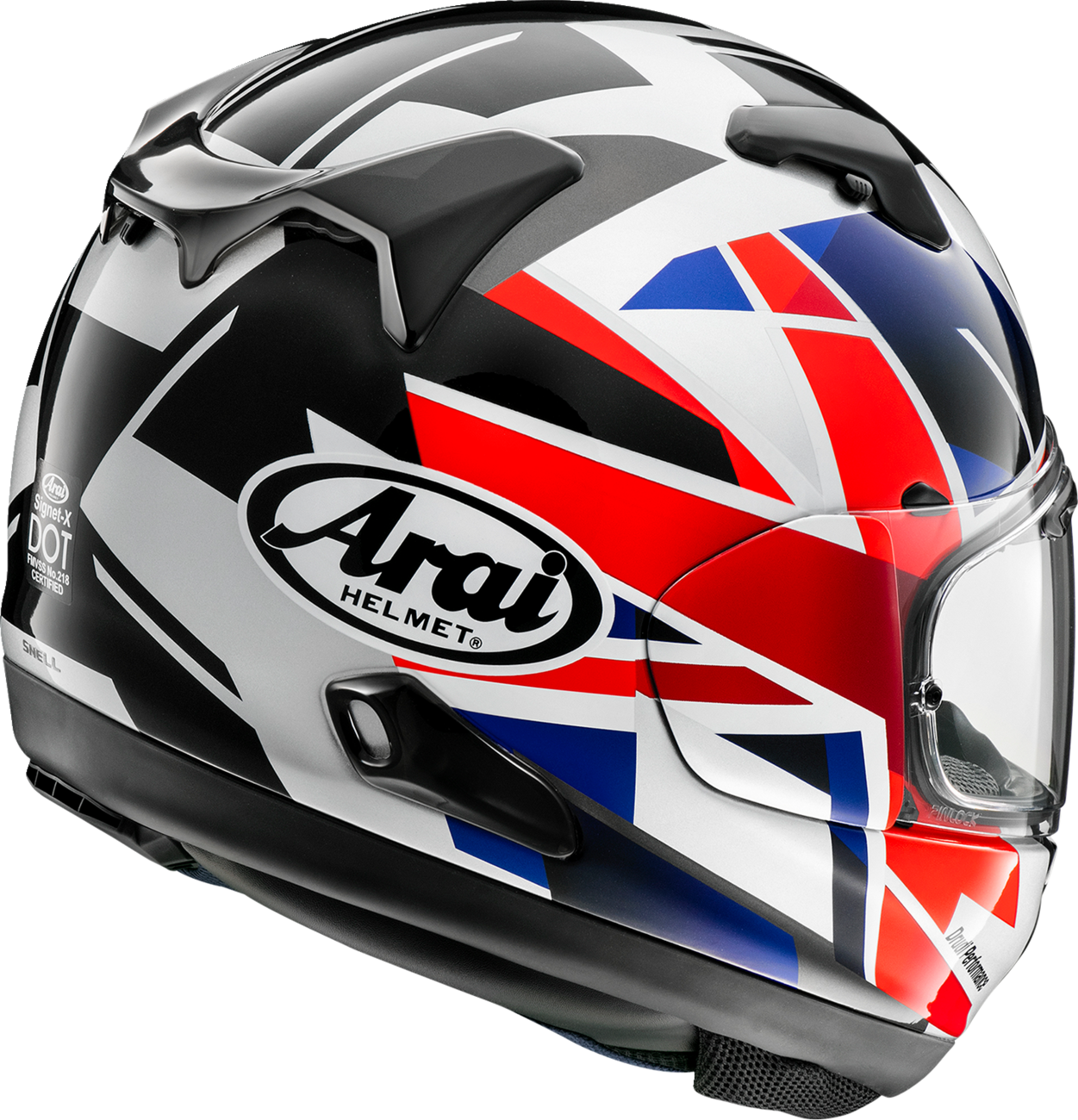 CASCO INTEGRAL ARAI HELMETS SIGNET-X BANDERA DEL REINO UNIDO