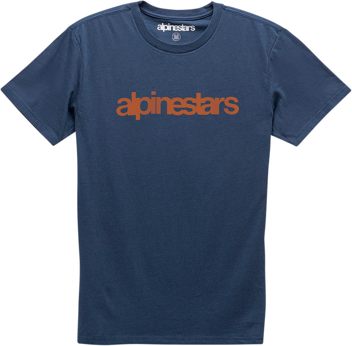 CAMISETA ALPINESTARS HERITAGE WORD NAVY/ROJO