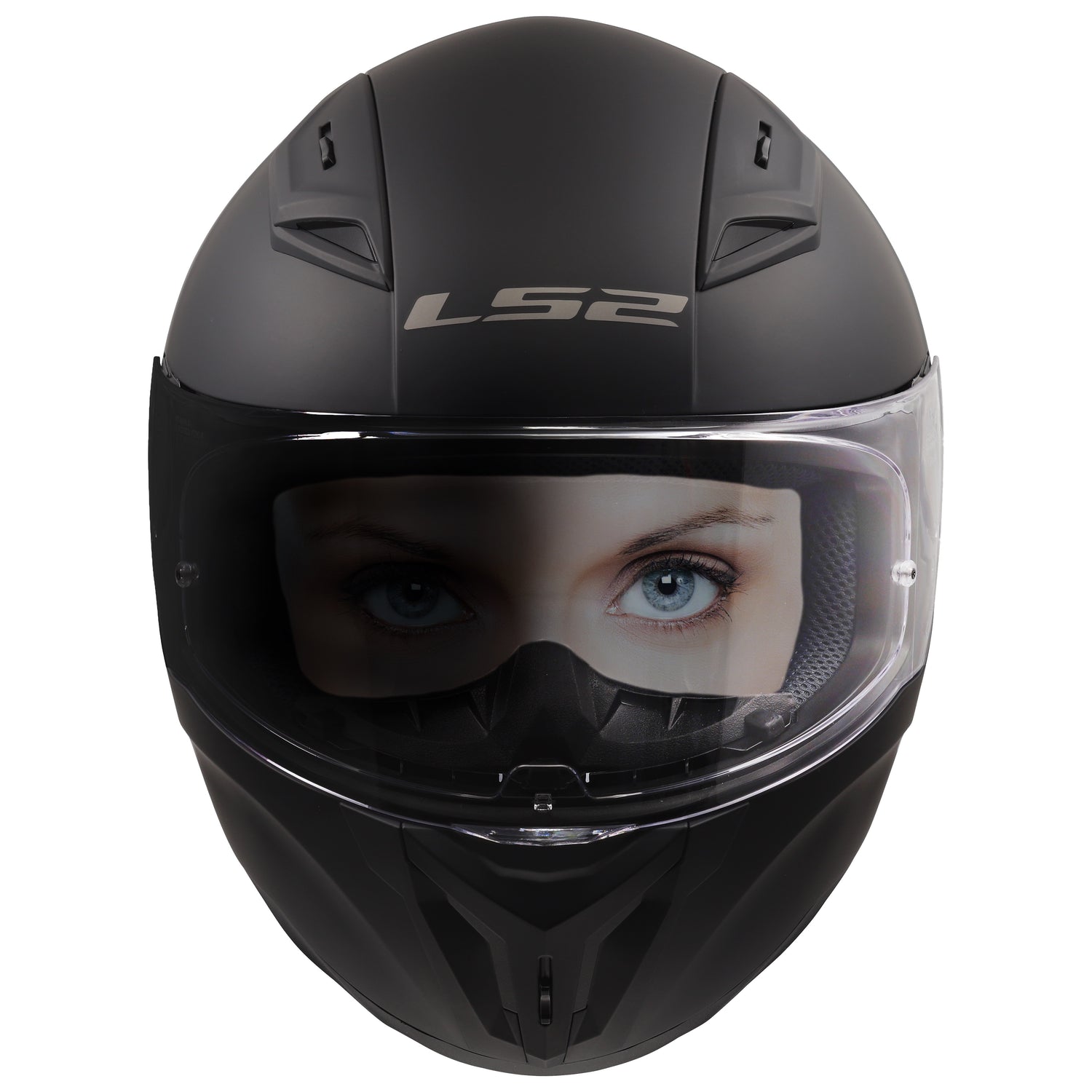 CASCO INTEGRAL LS2 HELMETS CENTRIC SOLID NEGRO MATE