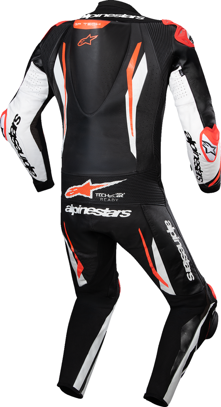MONOTRAJE ALPINESTARS GP TECH V5 NEGRO/BLANCO/ROJO FLUORESCENTE